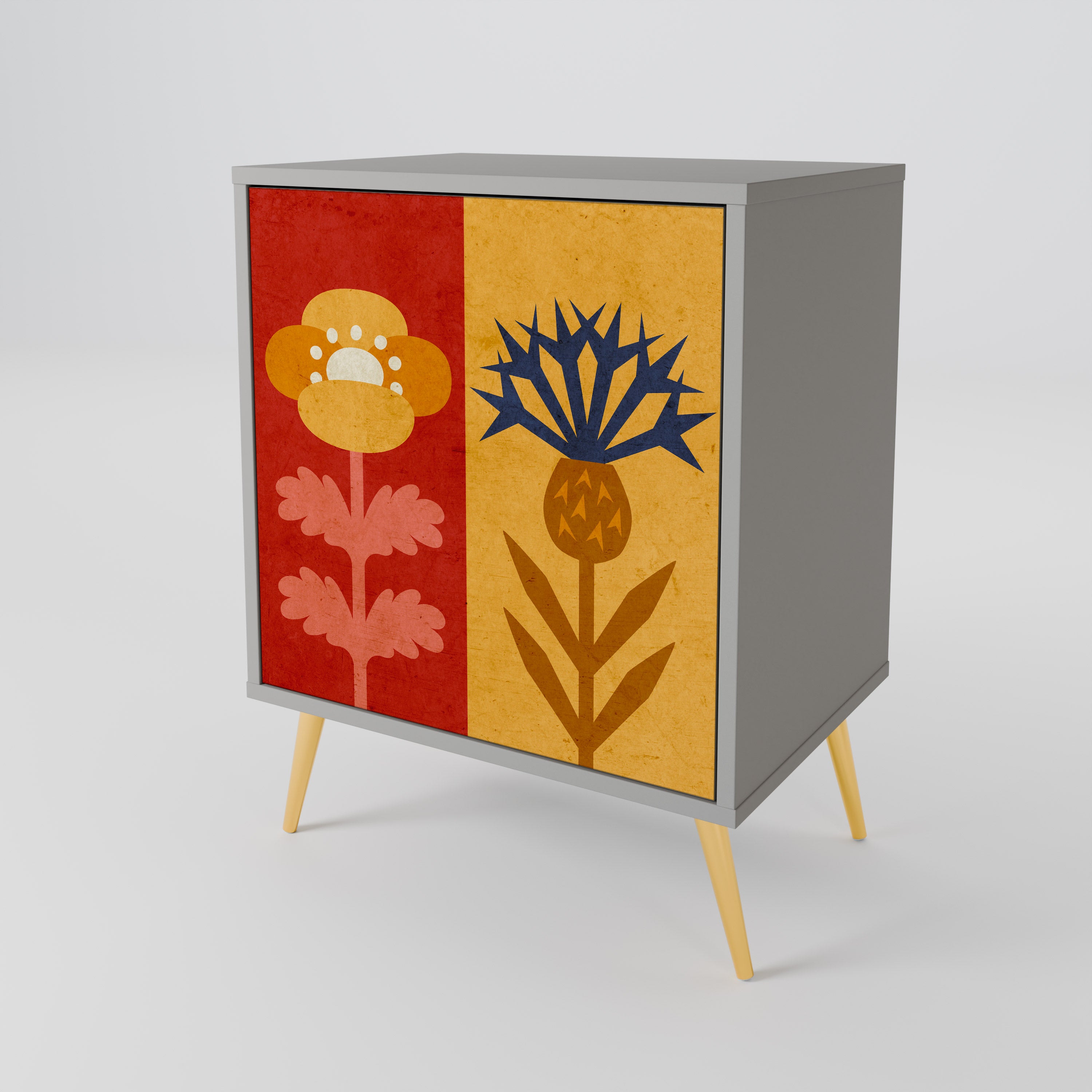 SCANDIC FLOWERET 1-Door Sideboard