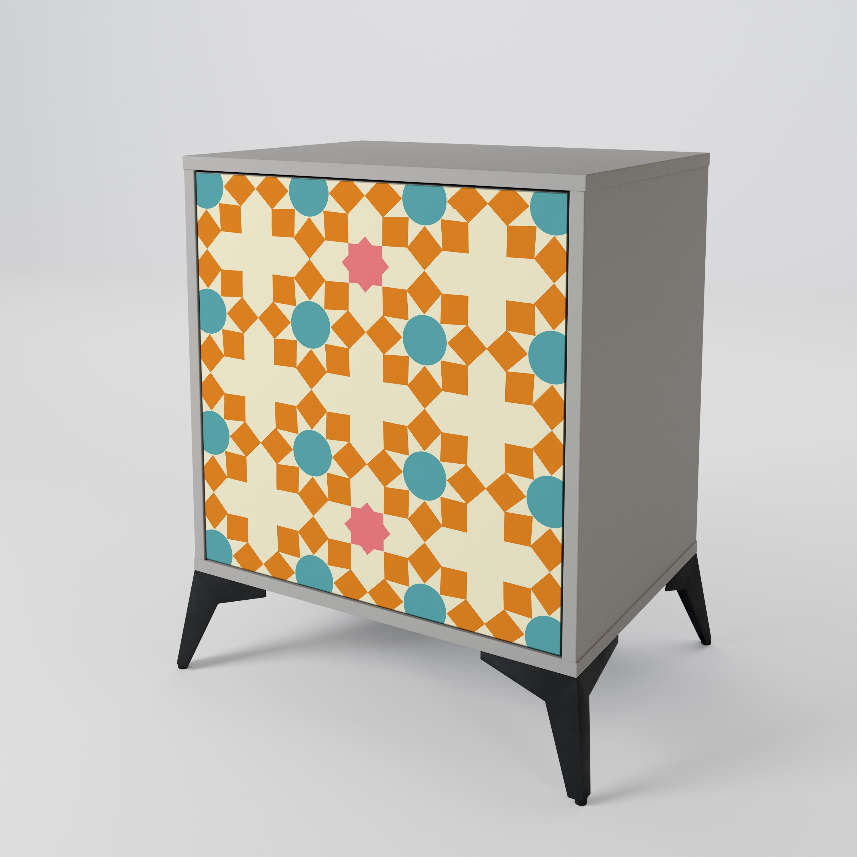 FLORAL DECOR 1-Door Sideboard