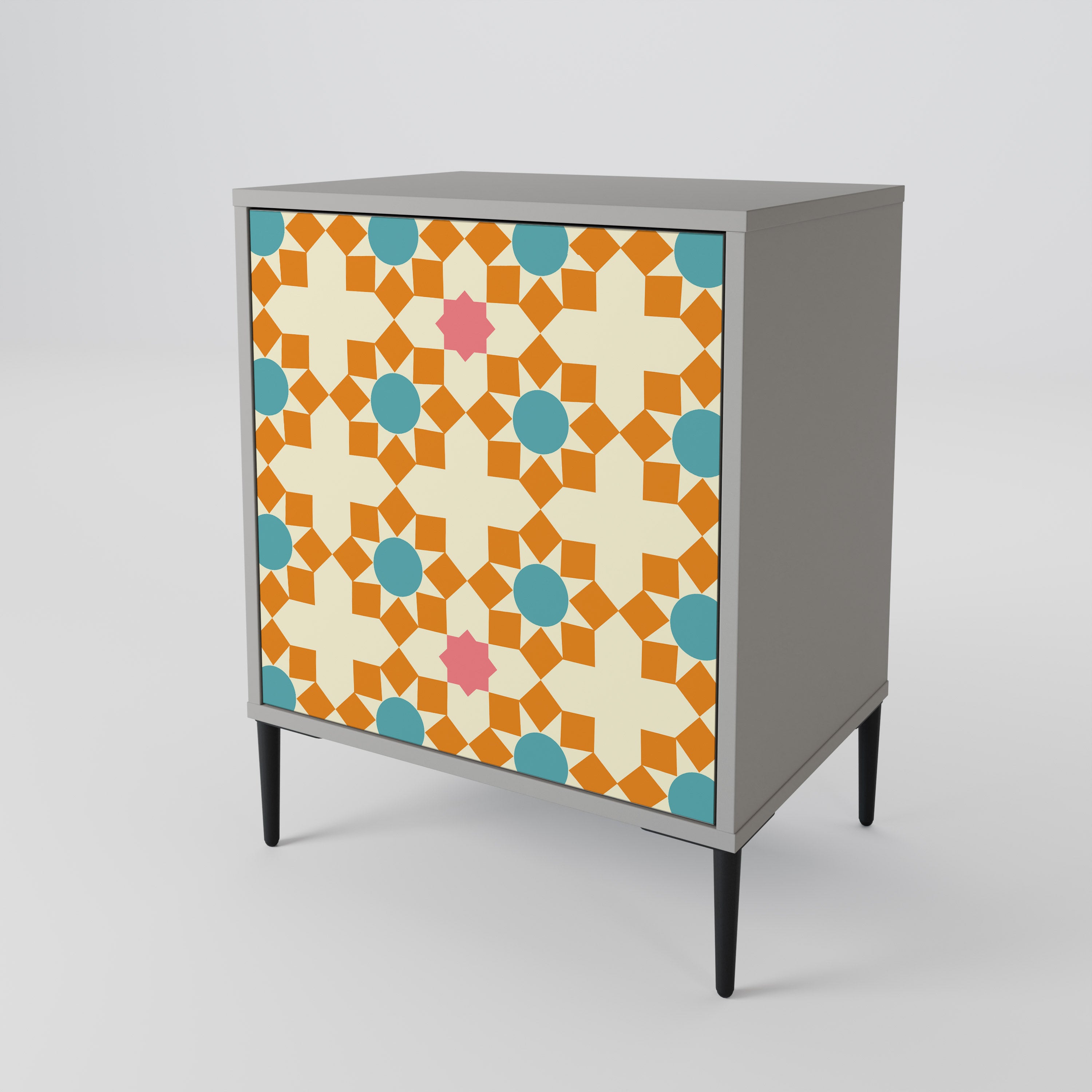 FLORAL DECOR 1-Door Sideboard