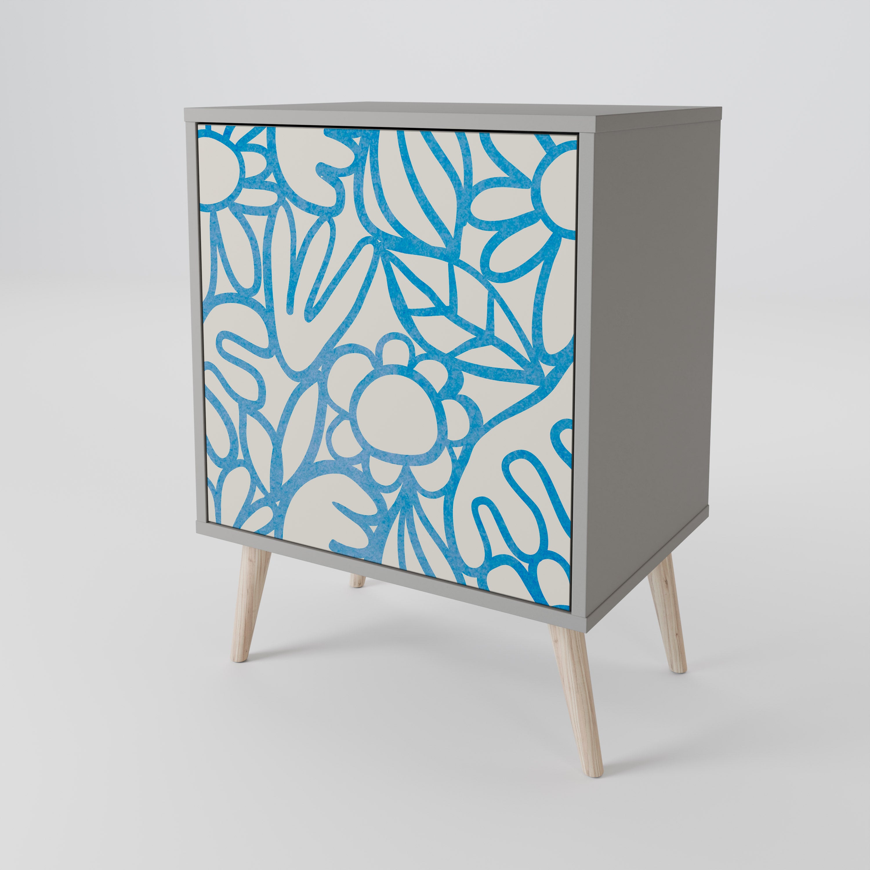 BLOOMY MORNING 1-Door Sideboard