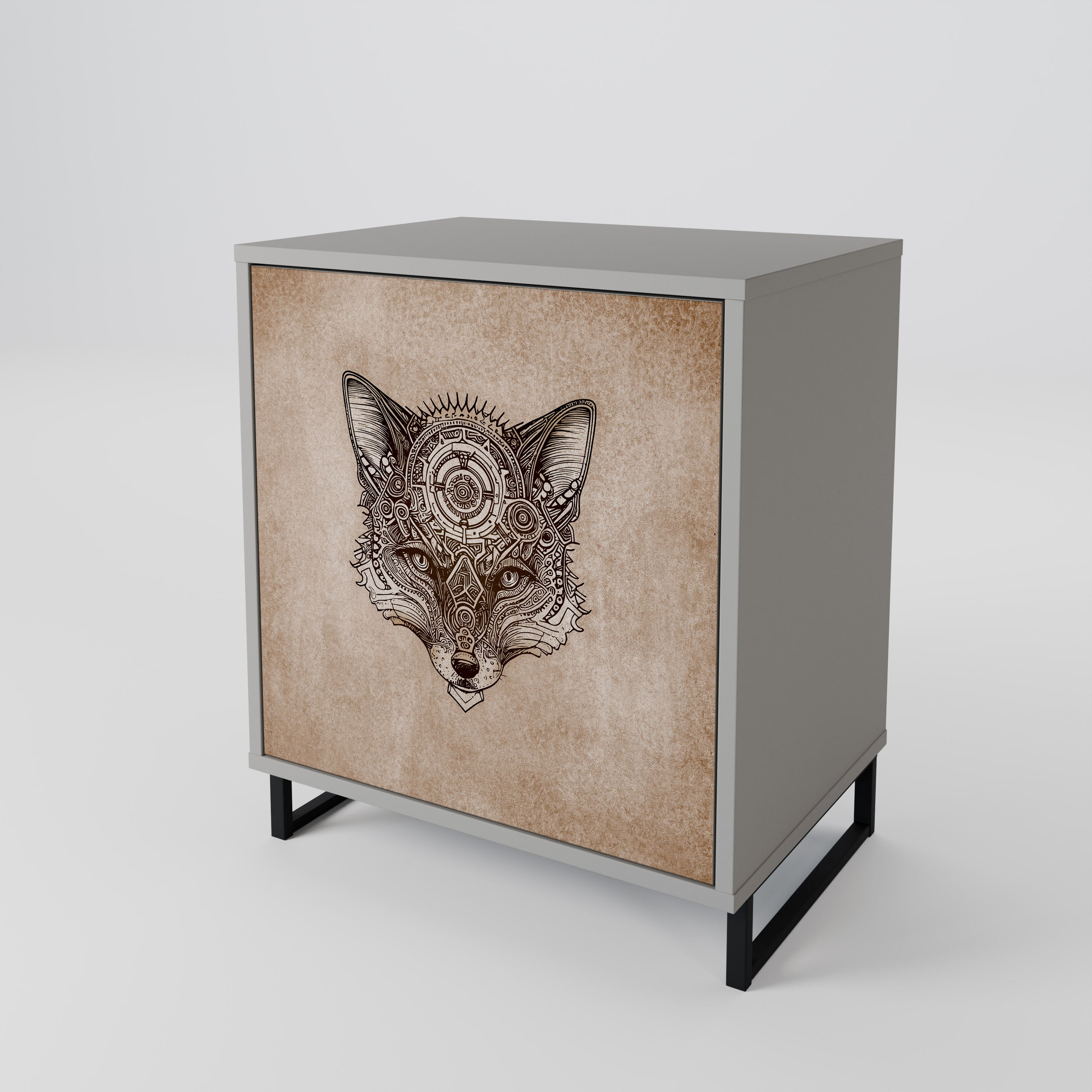 STEAMPUNK CLAN 1-Door Sideboard