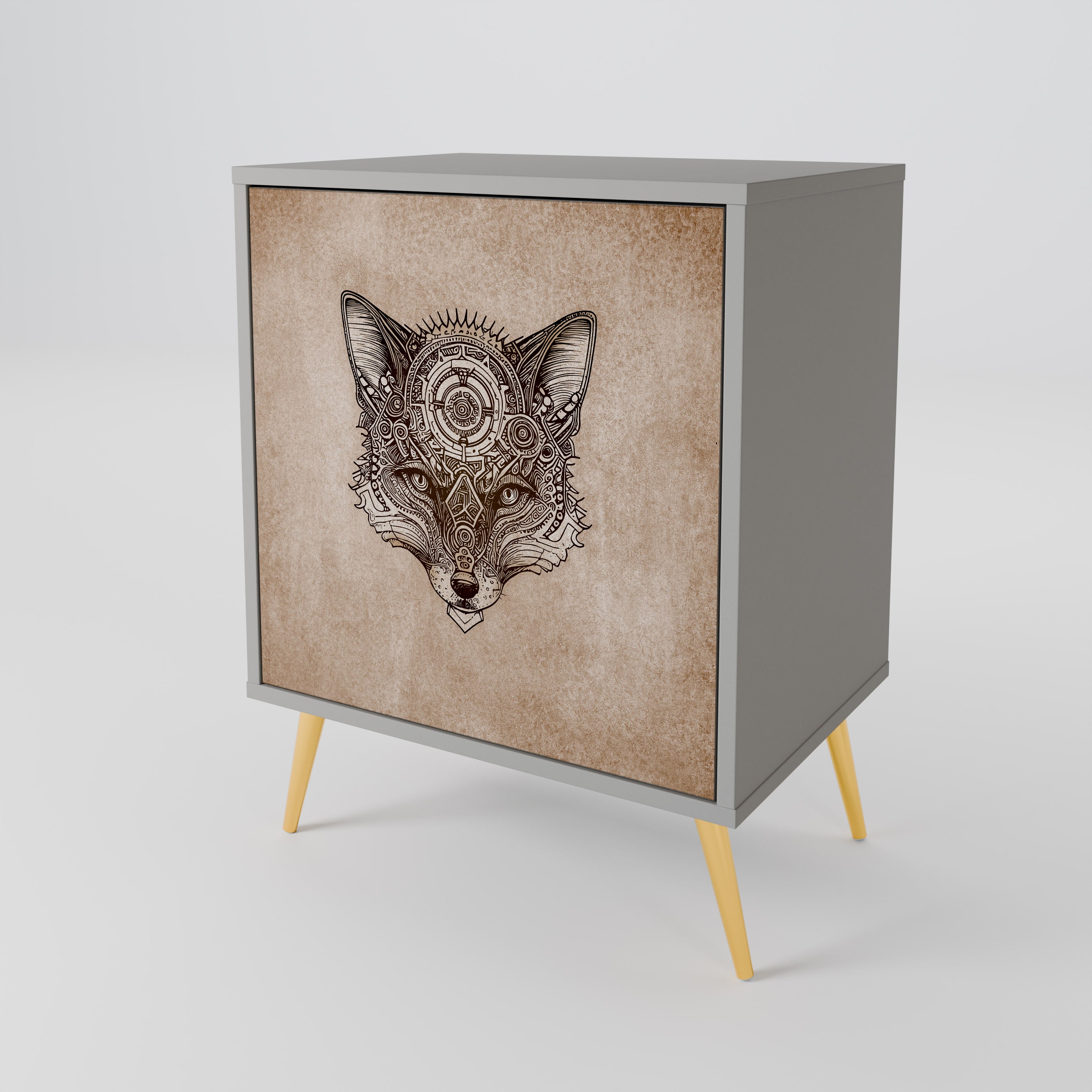 STEAMPUNK CLAN 1-Door Sideboard