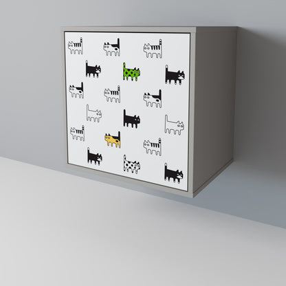 CATS COMPILATION Jednodveřová komoda