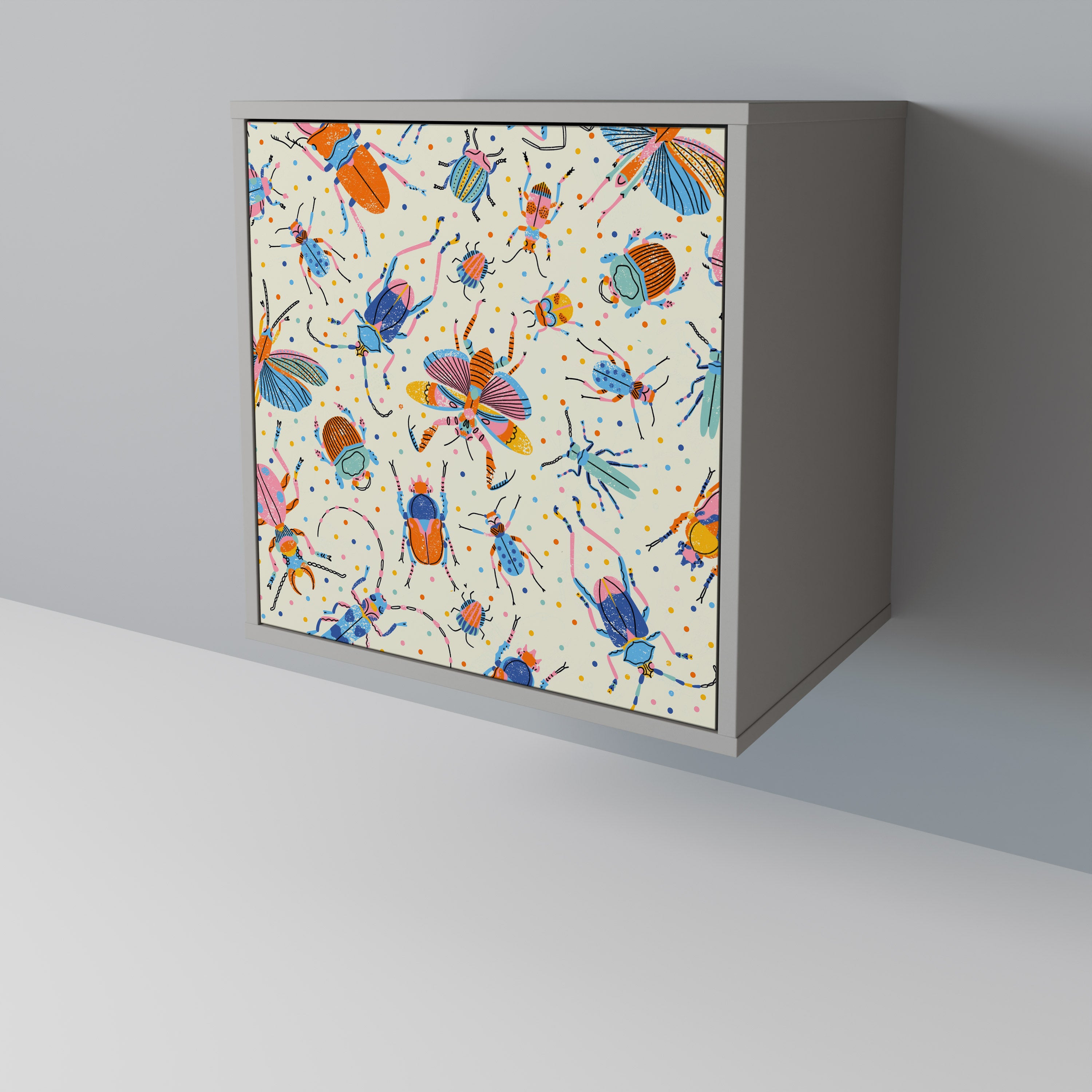 COLORFUL INSECTS 1-Door Sideboard