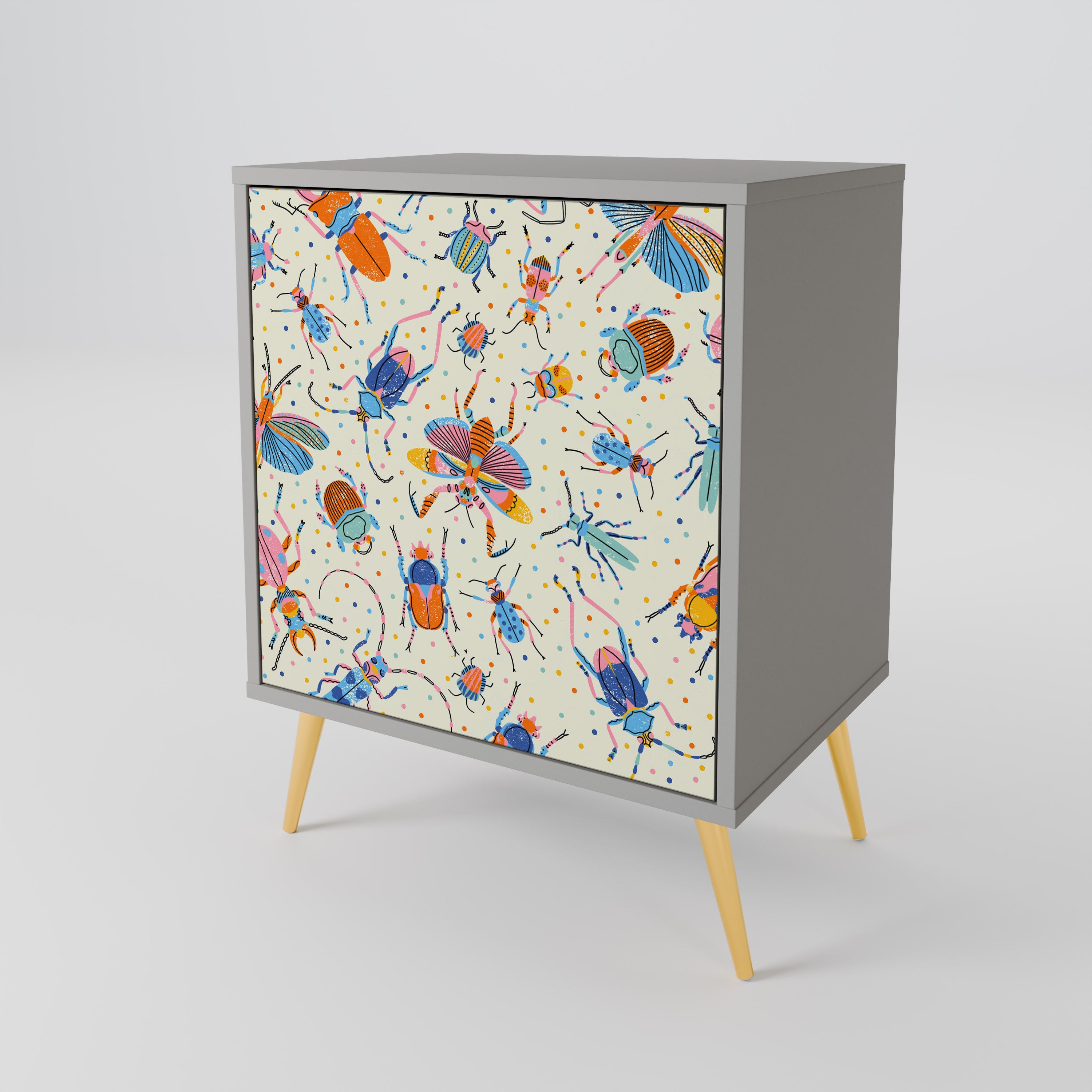 COLORFUL INSECTS 1-Door Sideboard