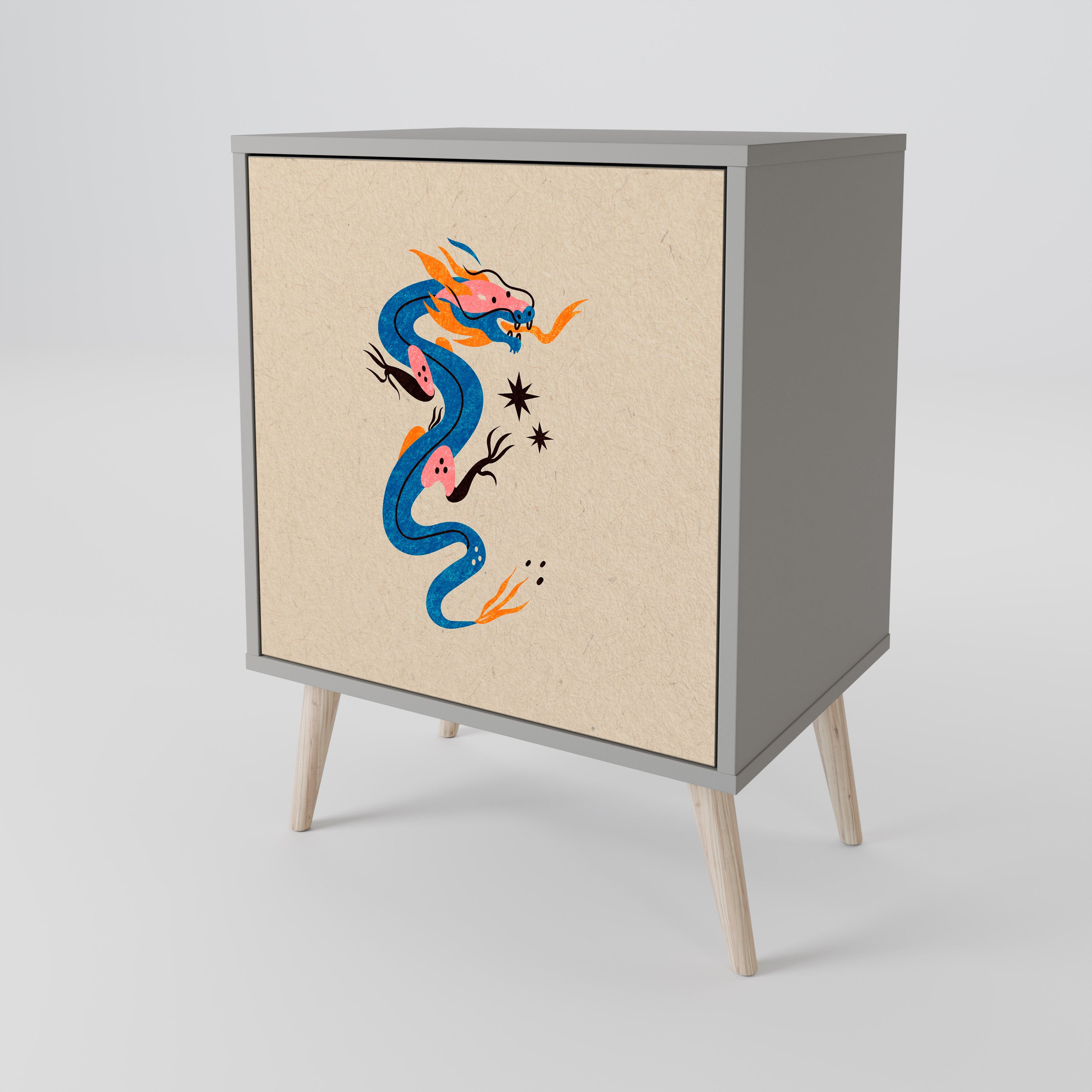 MYTHOLOGICAL CREATURES 1-Door Sideboard