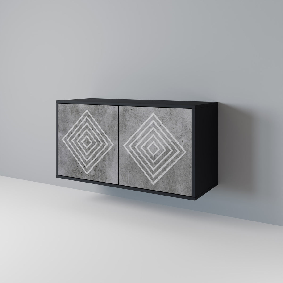 POLYGONAL ARTISTRY Dvoudveřová komoda