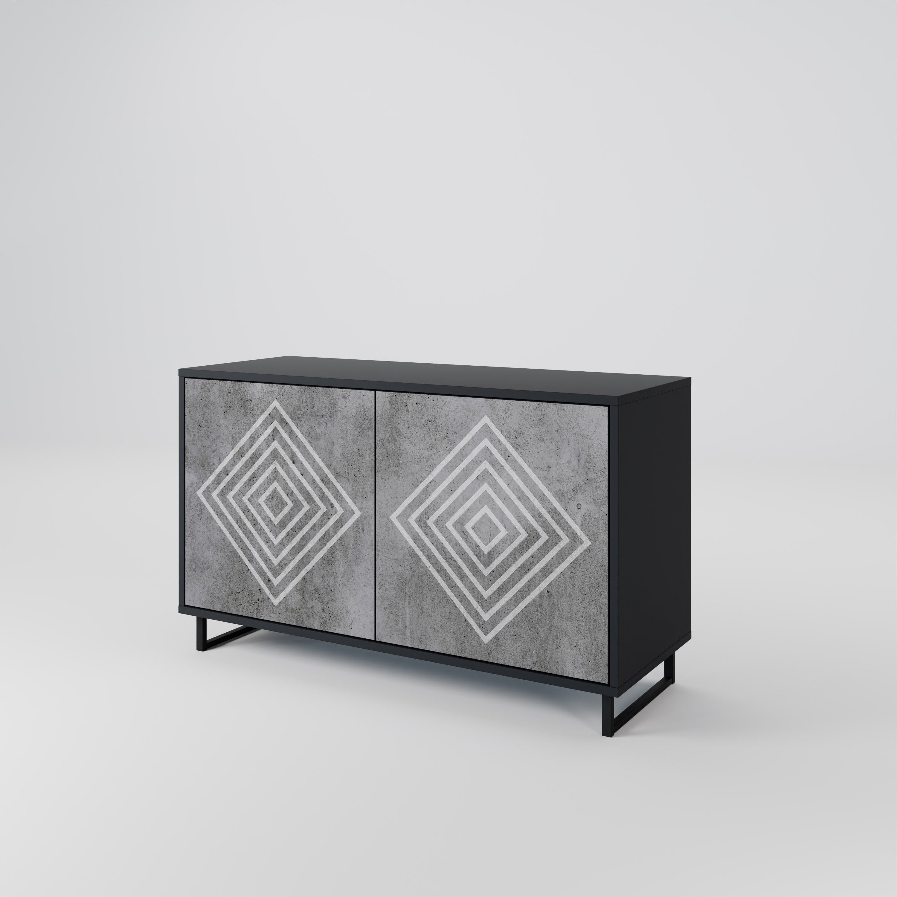 POLYGONAL ARTISTRY 2-Door Sideboard