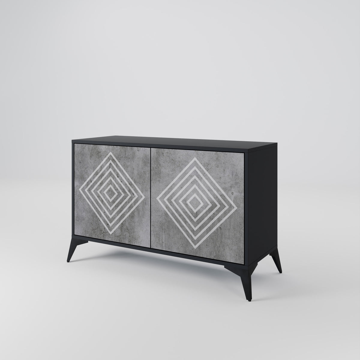 POLYGONAL ARTISTRY Dvoudveřová komoda