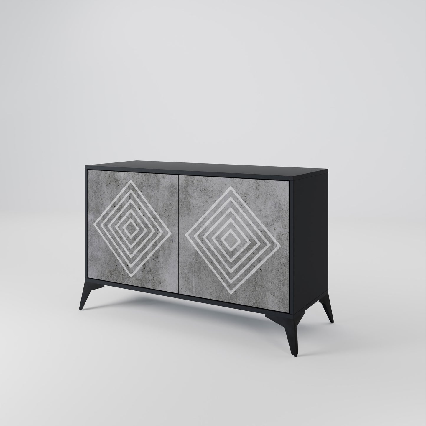 POLYGONAL ARTISTRY Dvoudveřová komoda