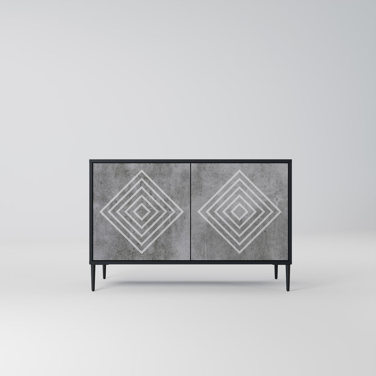 POLYGONAL ARTISTRY Dvoudveřová komoda