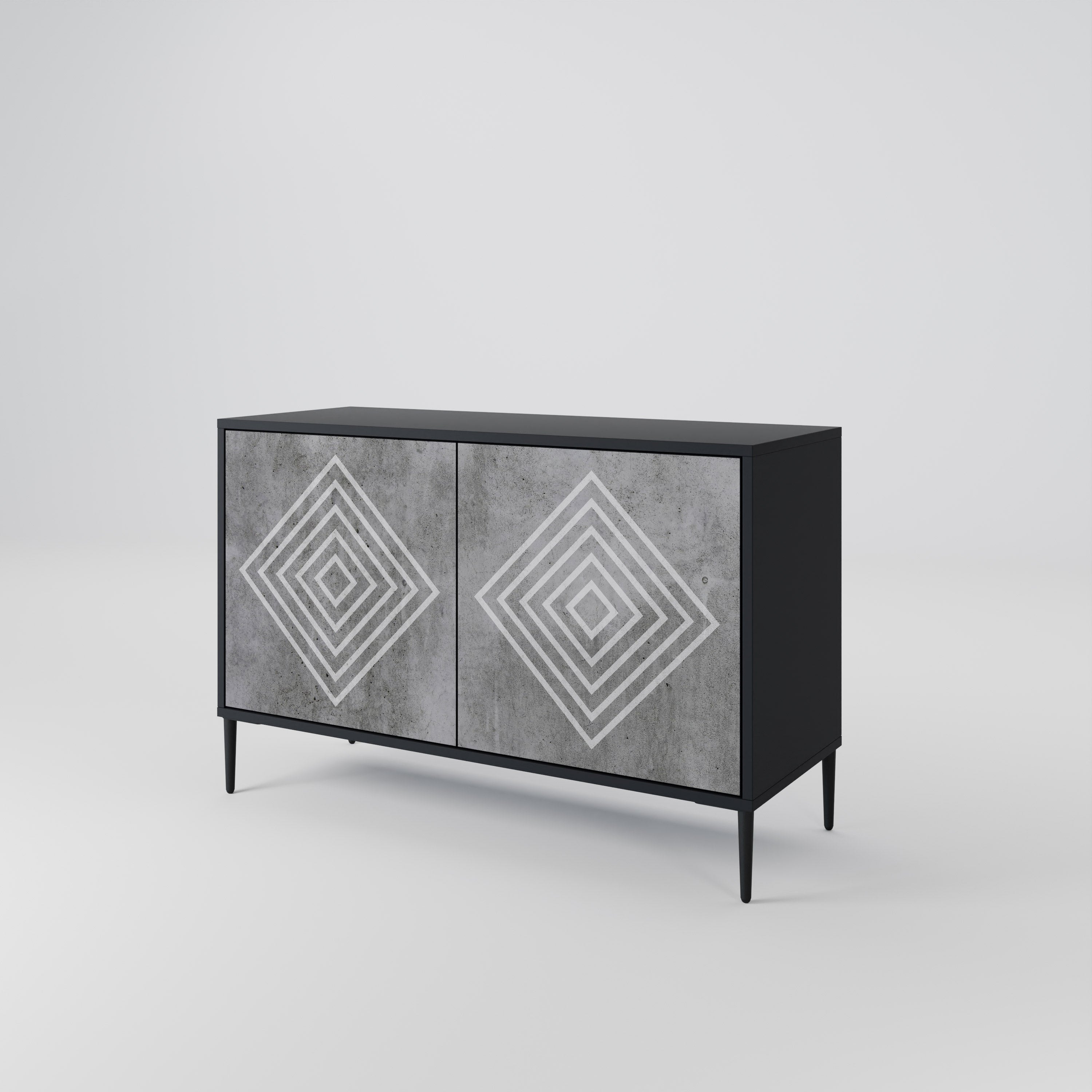 POLYGONAL ARTISTRY 2-Door Sideboard