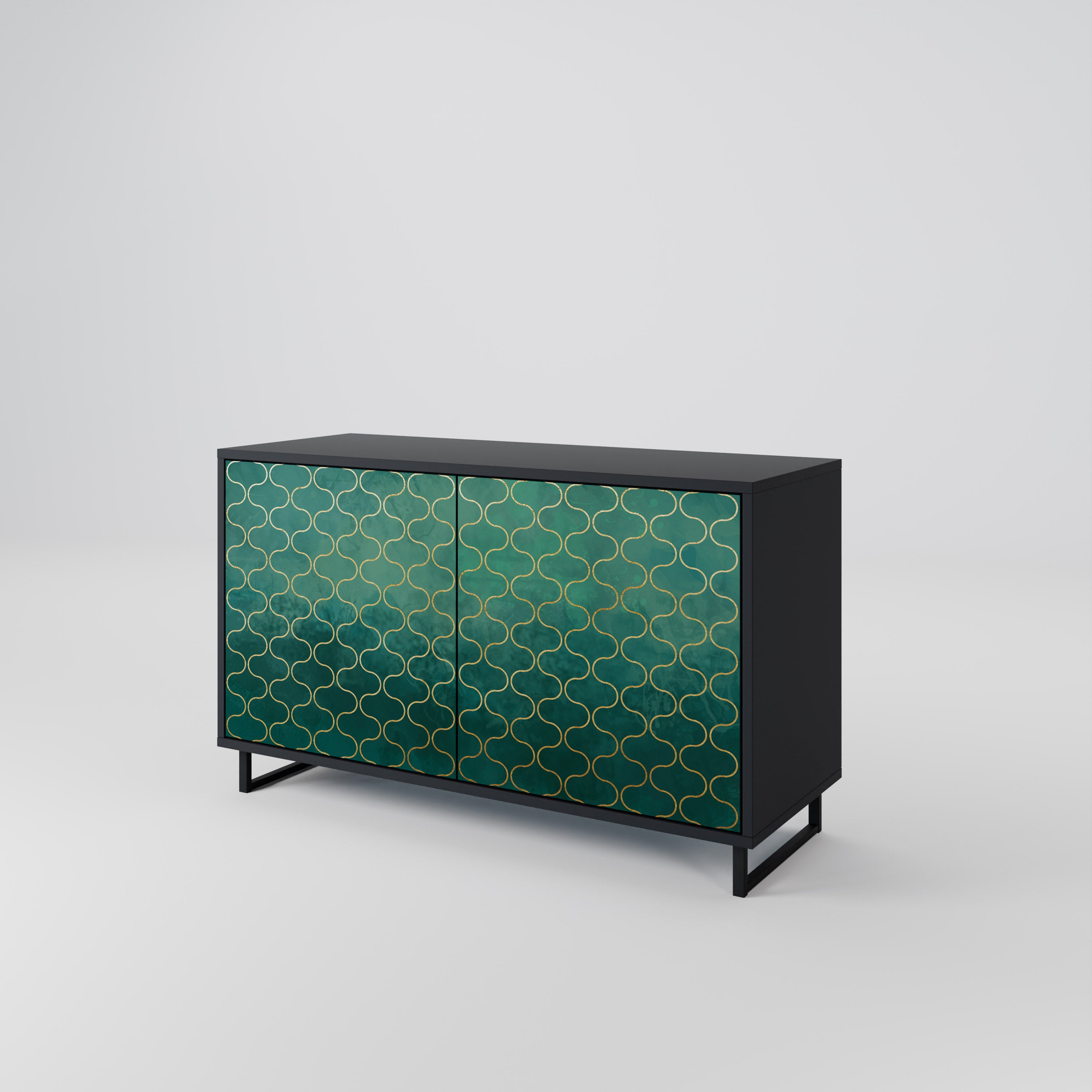 TESSELATED GREENERY 2-Door Sideboard