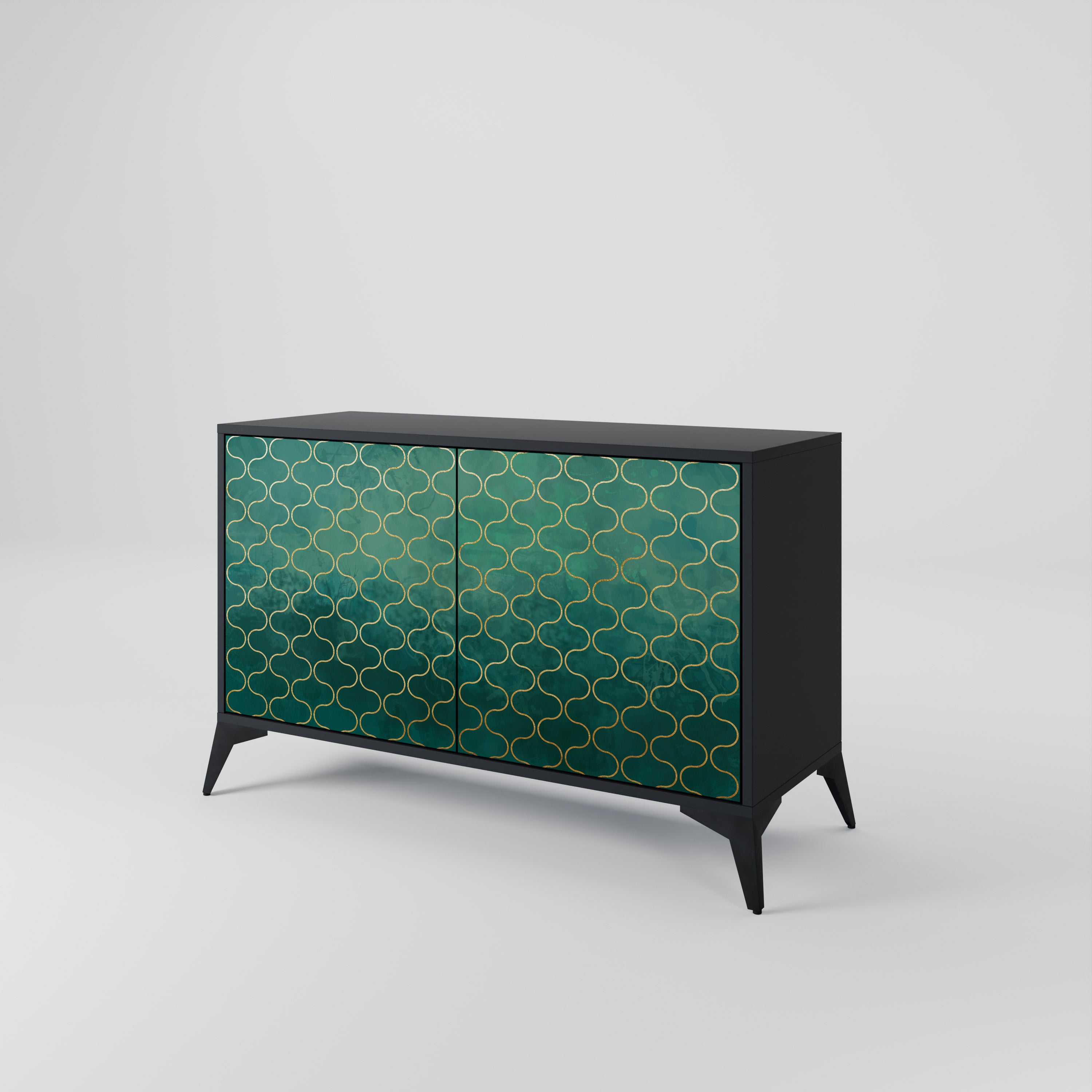 TESSELATED GREENERY 2-Door Sideboard