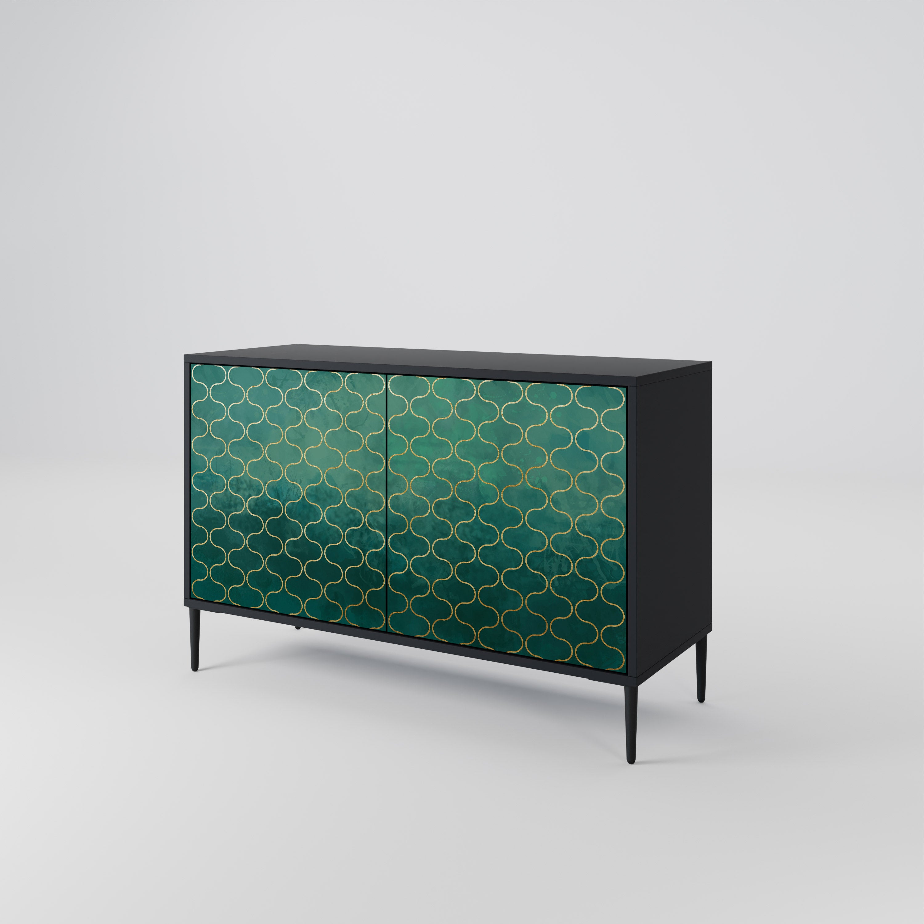TESSELATED GREENERY 2-Door Sideboard
