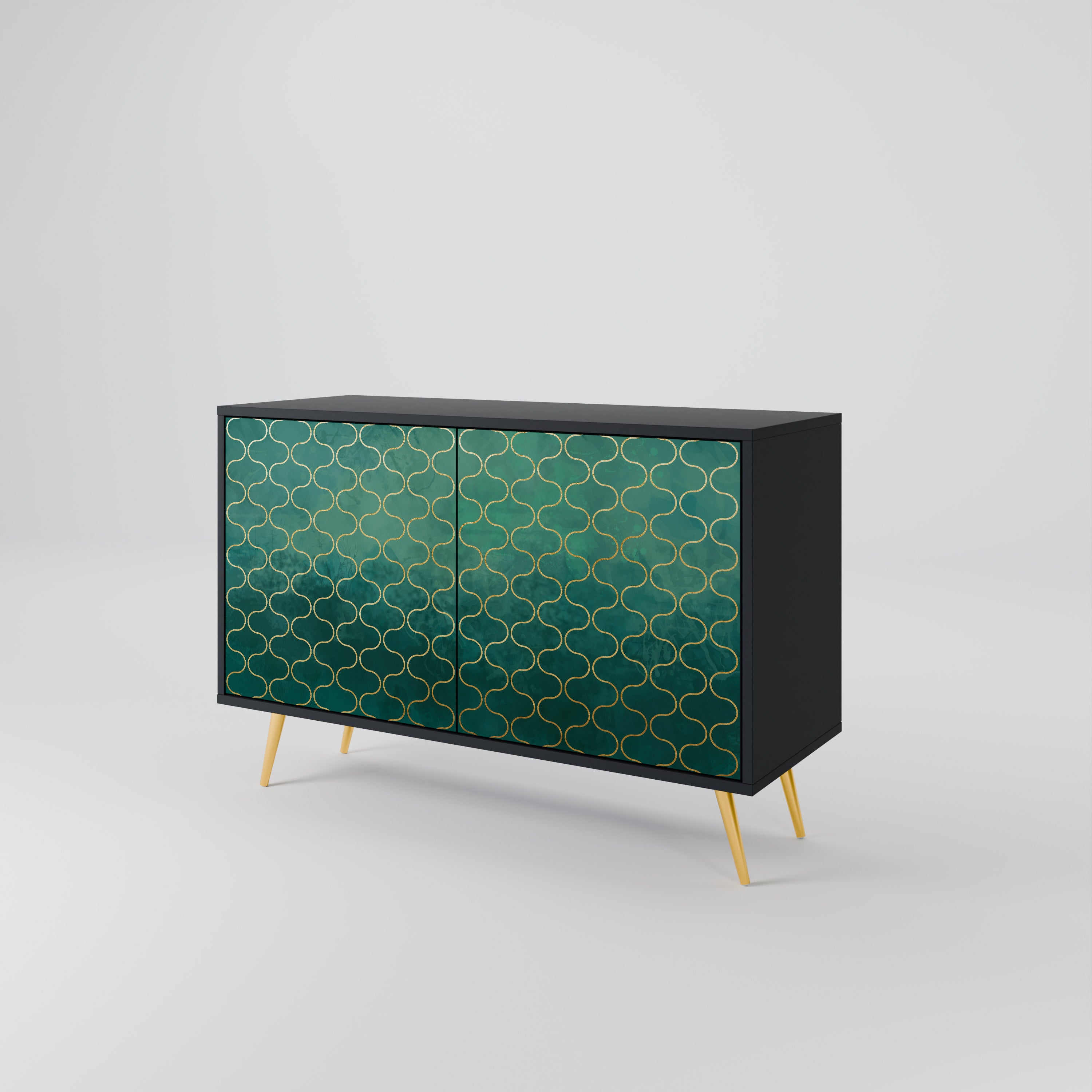TESSELATED GREENERY 2-Door Sideboard