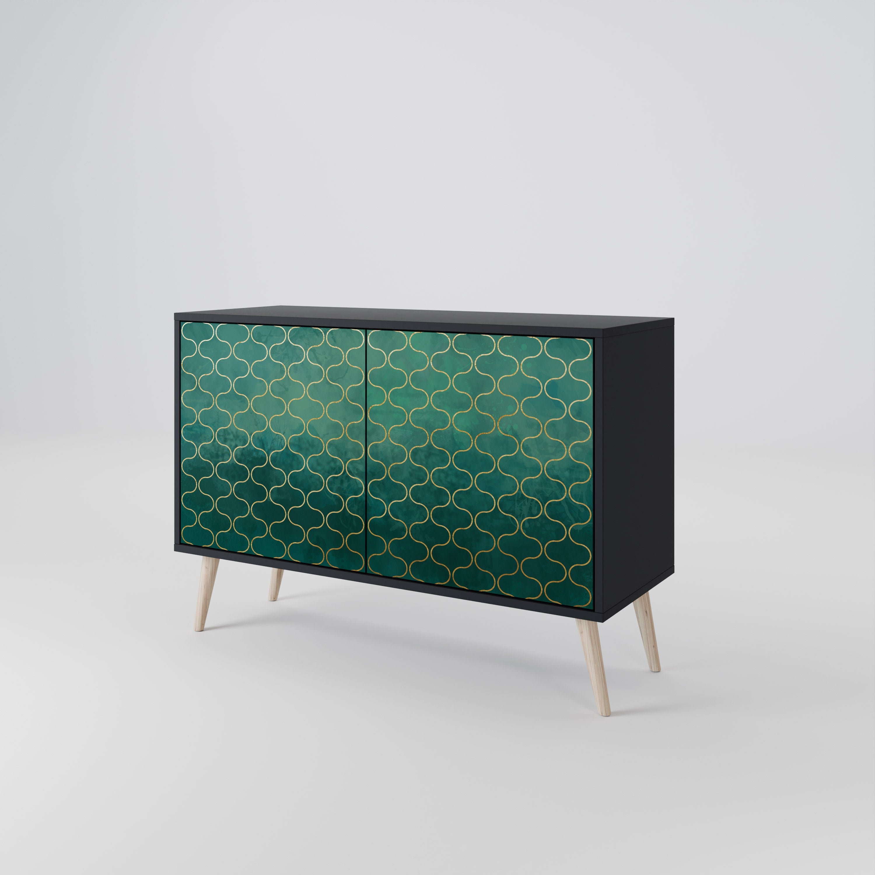 TESSELATED GREENERY 2-Door Sideboard