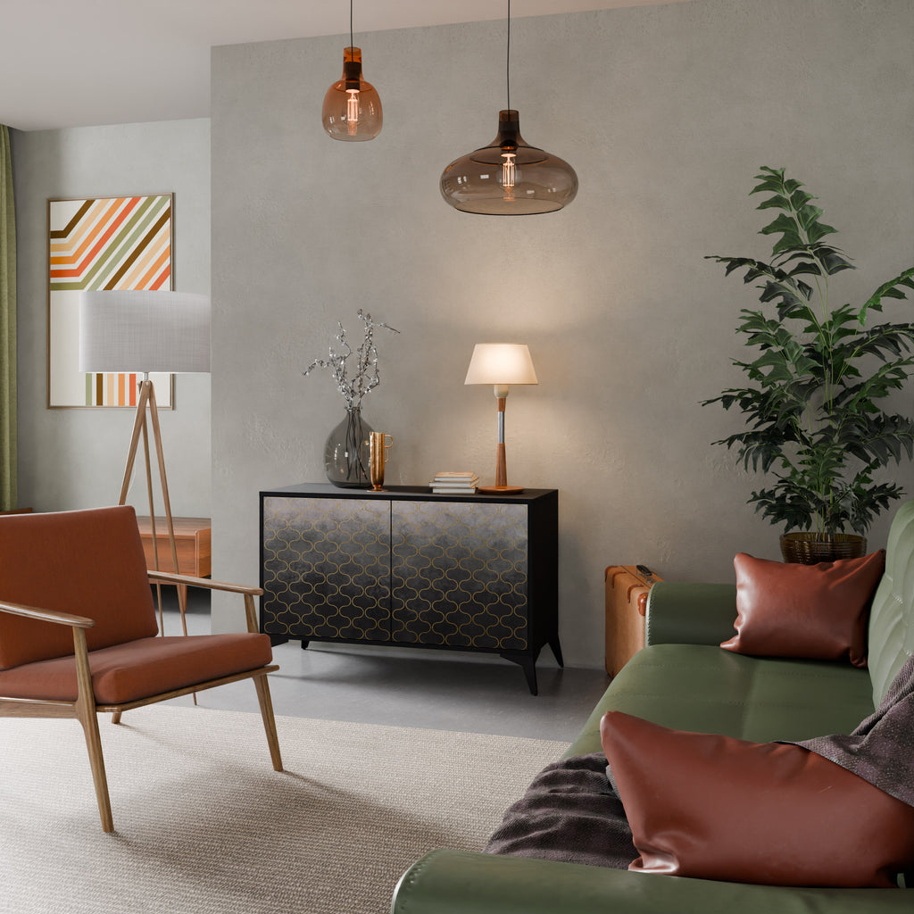 TESSELATED GRAYISH Dvoudveřová komoda