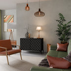 TESSELATED BLACKNESS Dvoudveřová komoda