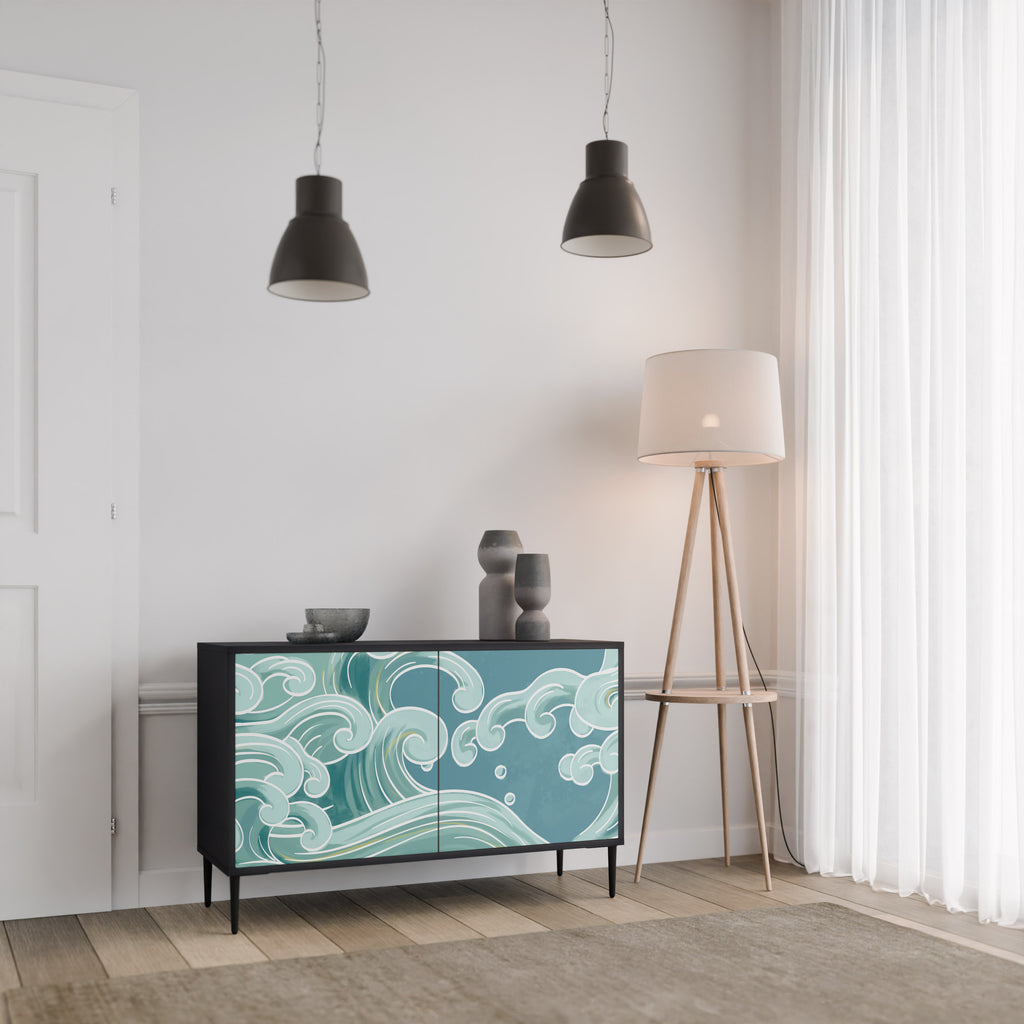 ASIAN SWAY Dvoudveřová komoda