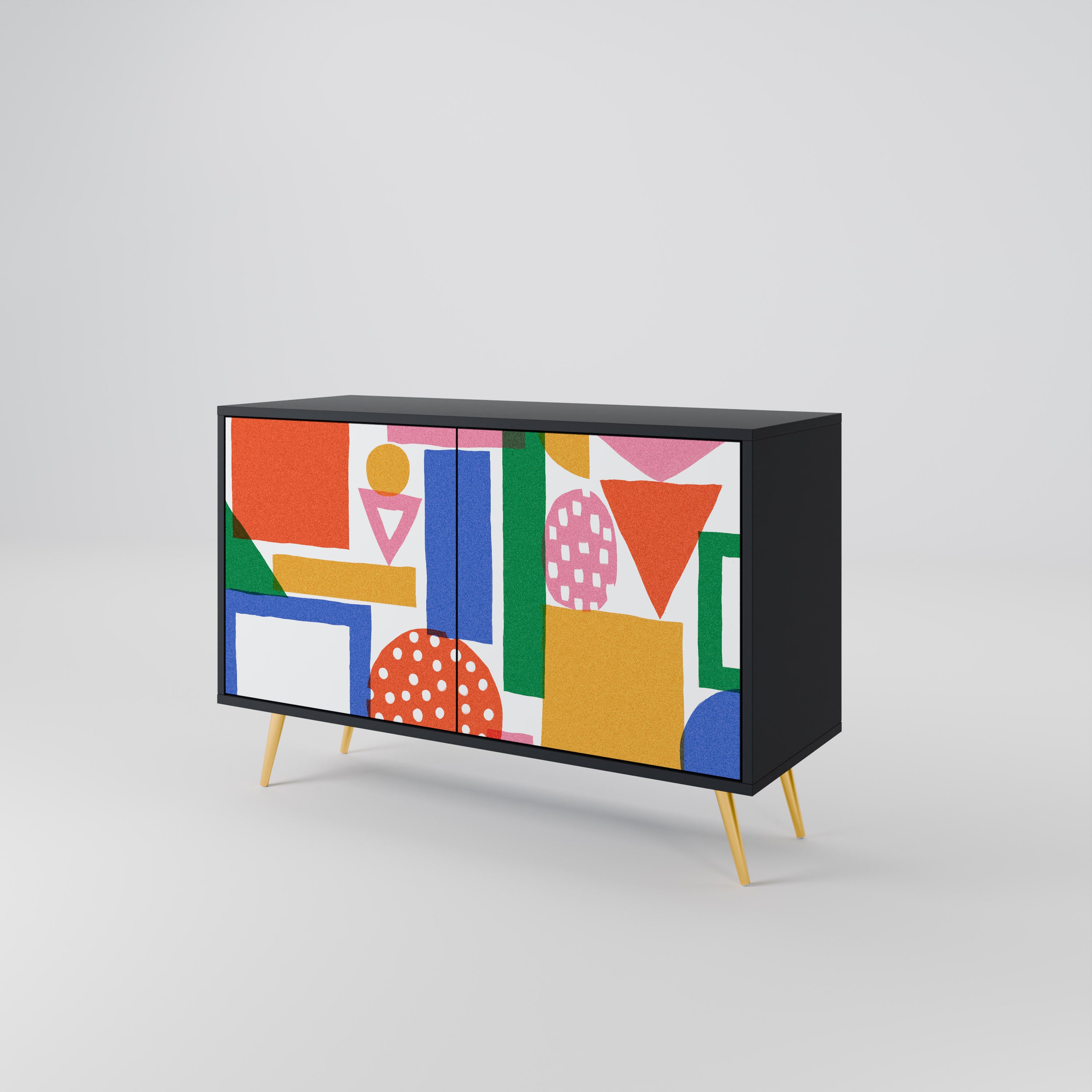 GEOMETRIC GLIMMER 2-Door Sideboard