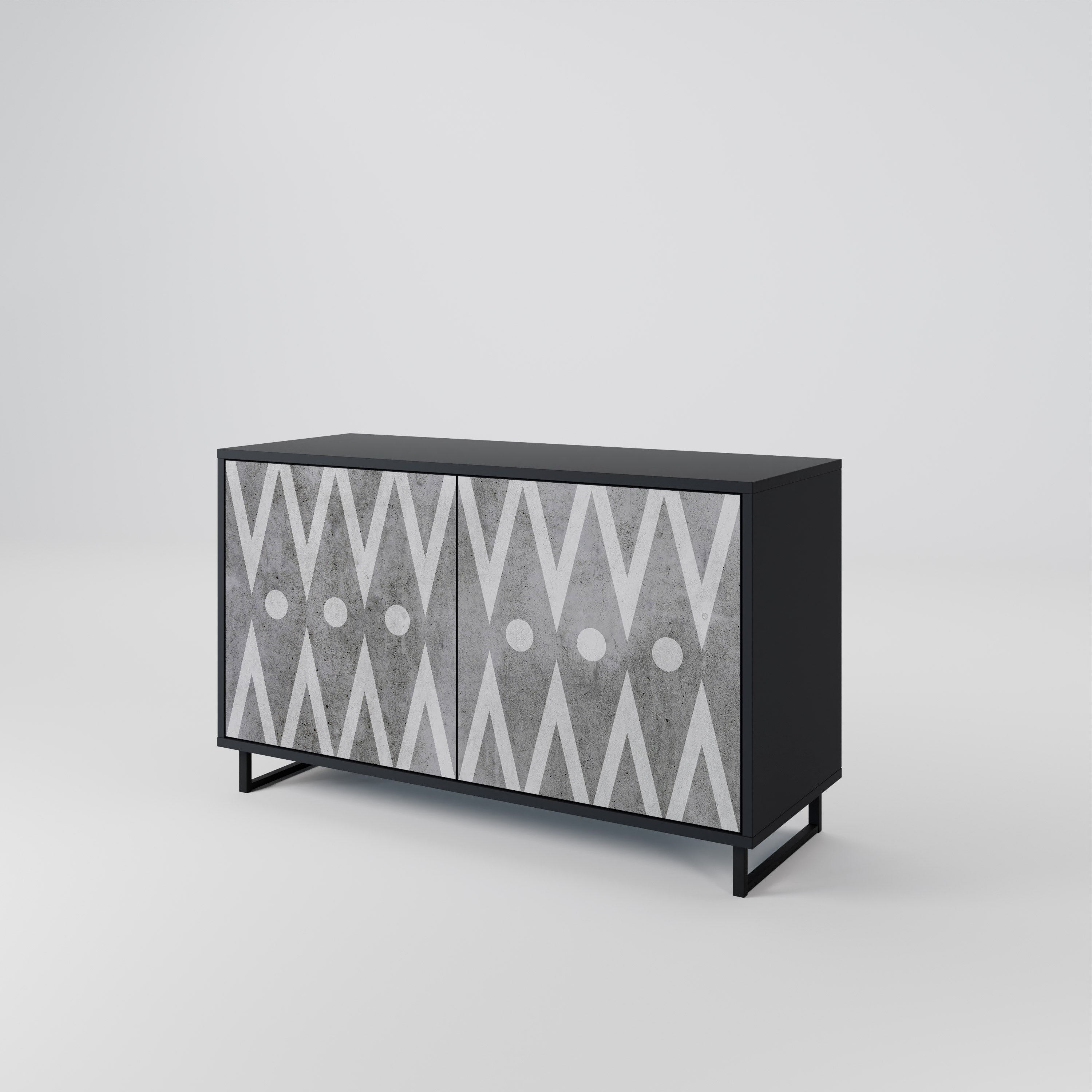 SHARP EDGES 2-Door Sideboard