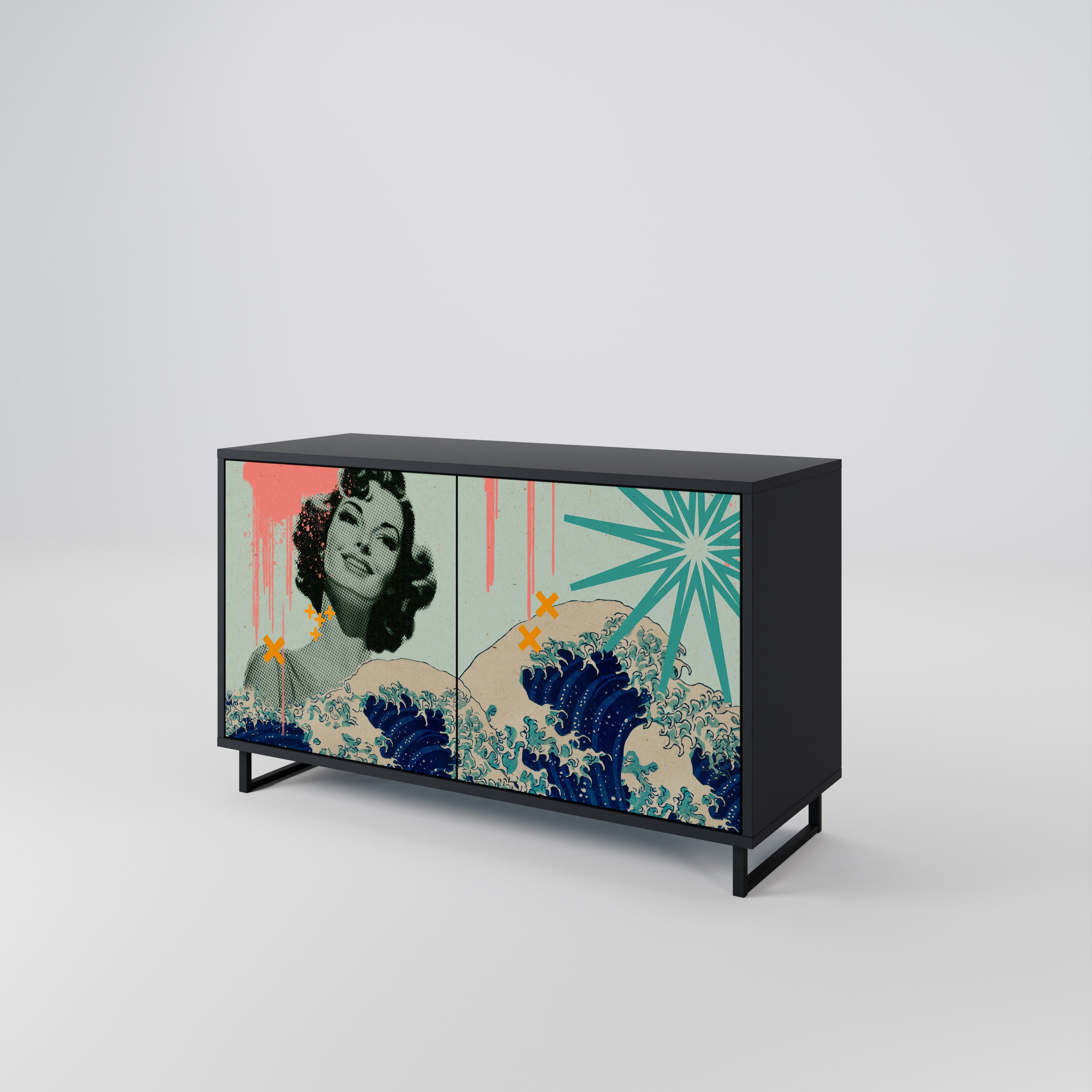 KANAGAWA BEAUTY 2-Door Sideboard