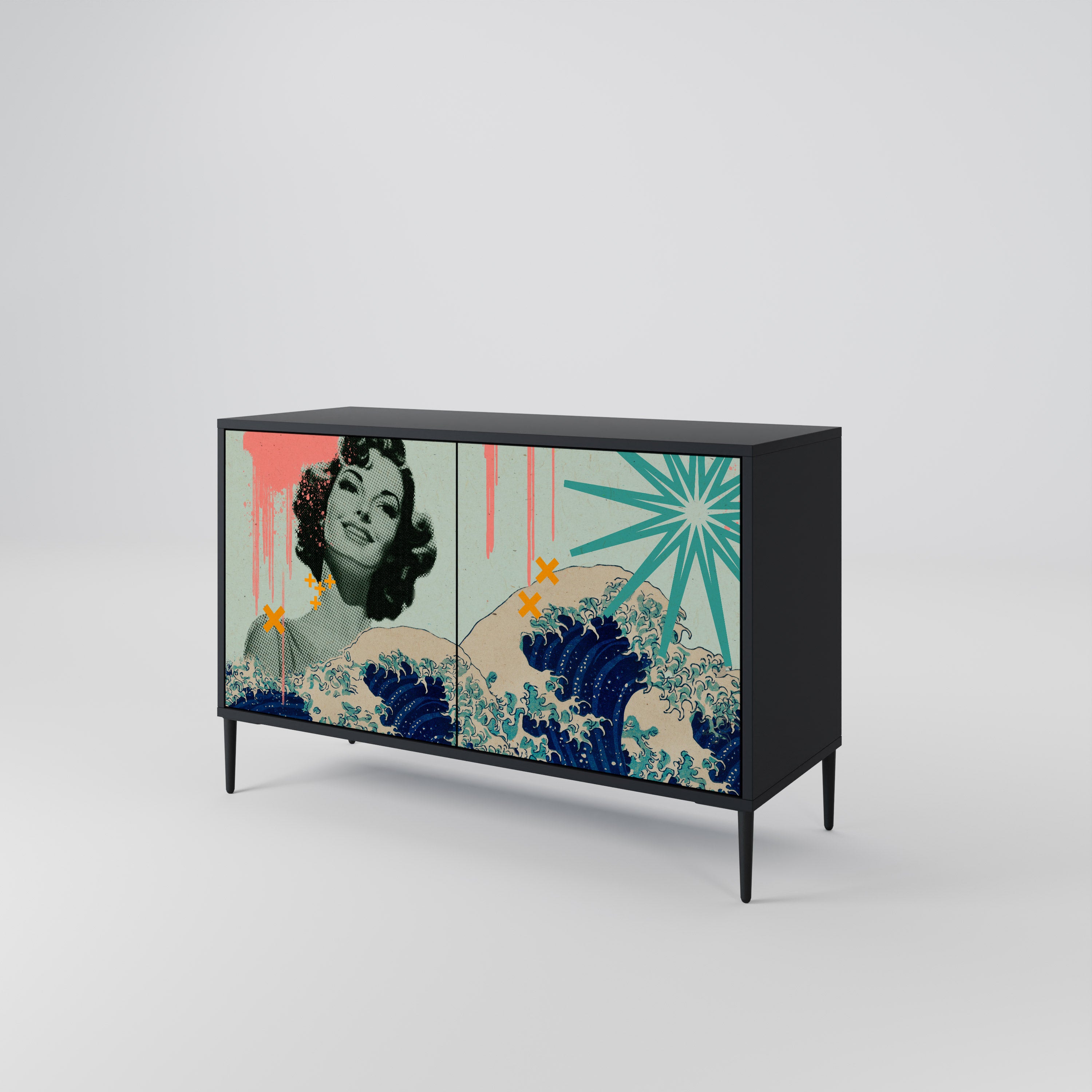 KANAGAWA BEAUTY 2-Door Sideboard