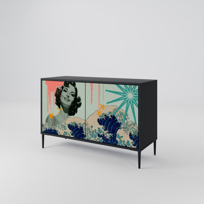 KANAGAWA BEAUTY Dvoudveřová komoda