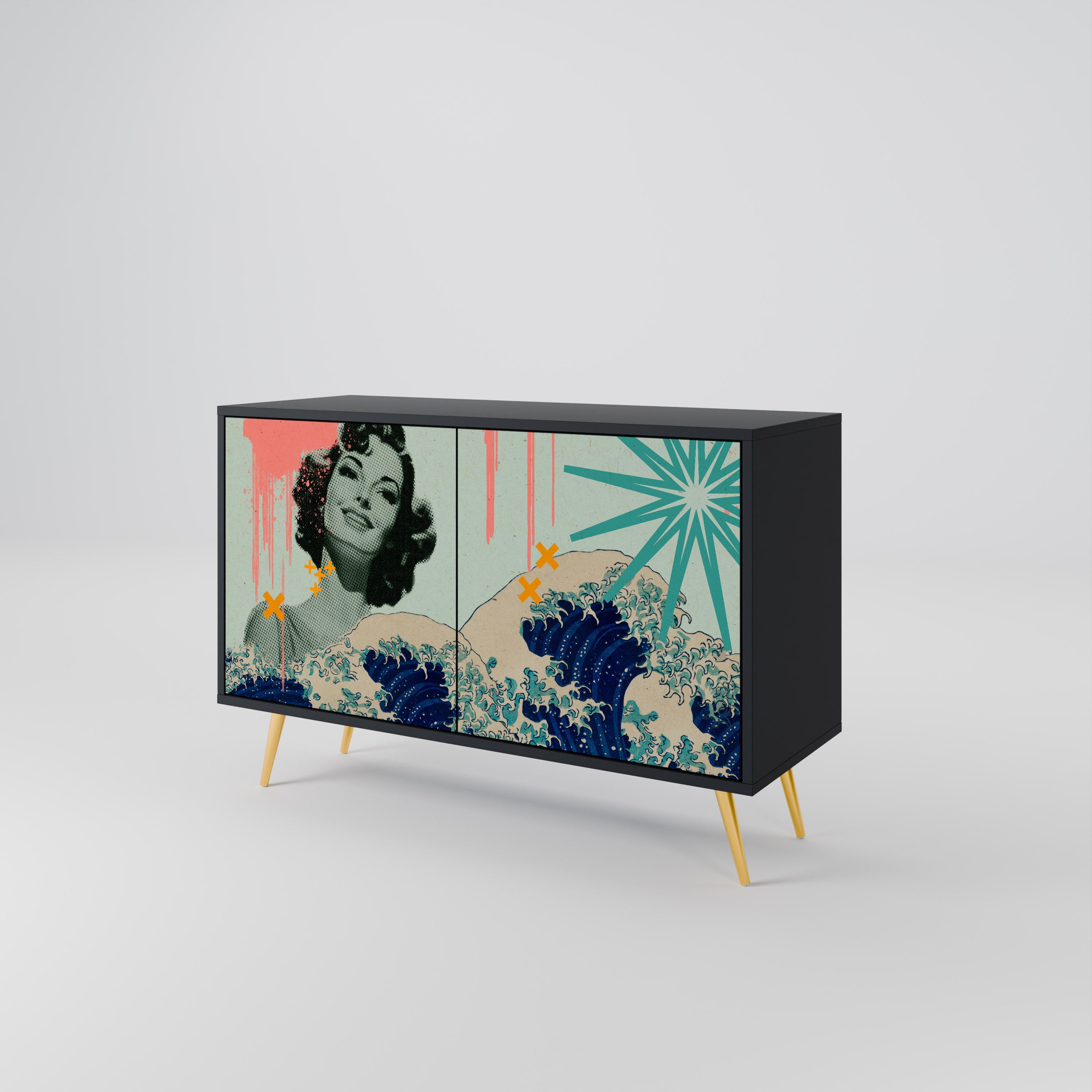 KANAGAWA BEAUTY 2-Door Sideboard