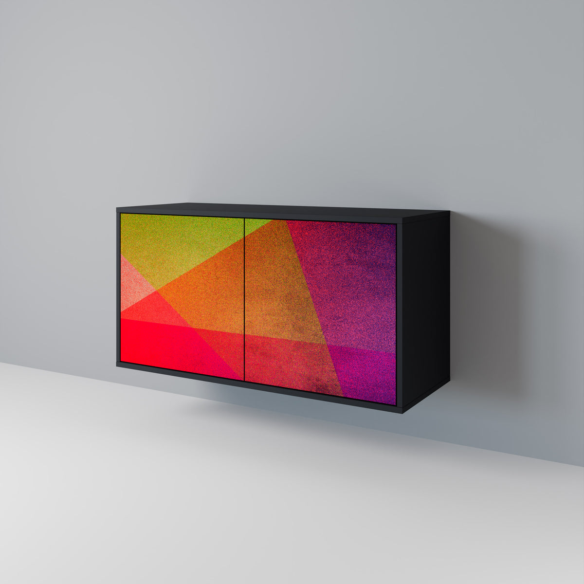 VIVID GEOMETRY Dvoudveřová komoda