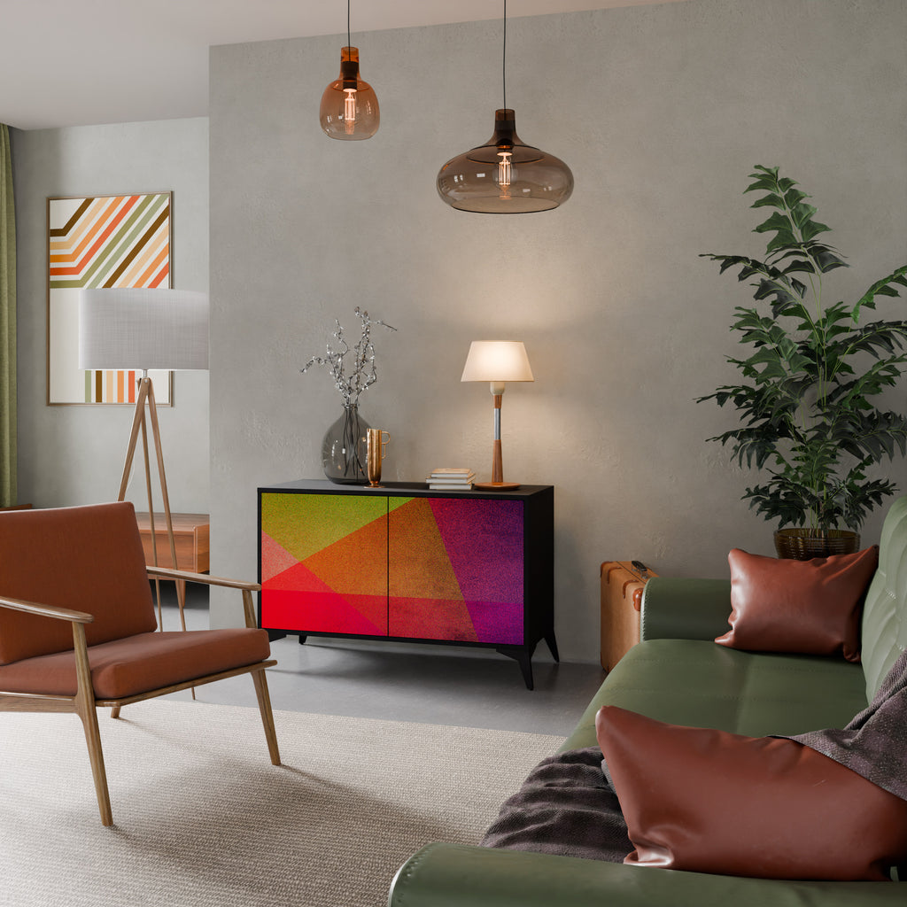VIVID GEOMETRY 2-Door Sideboard