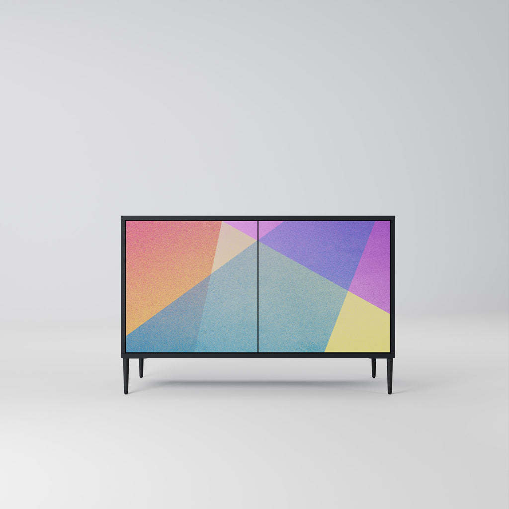 BRIGHT GEOMETRY Dvoudveřová komoda