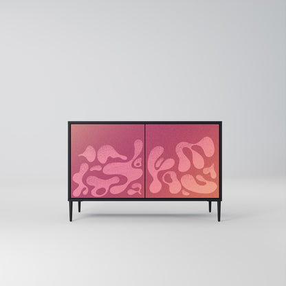 IRREGULAR PINK Dvoudveřová komoda