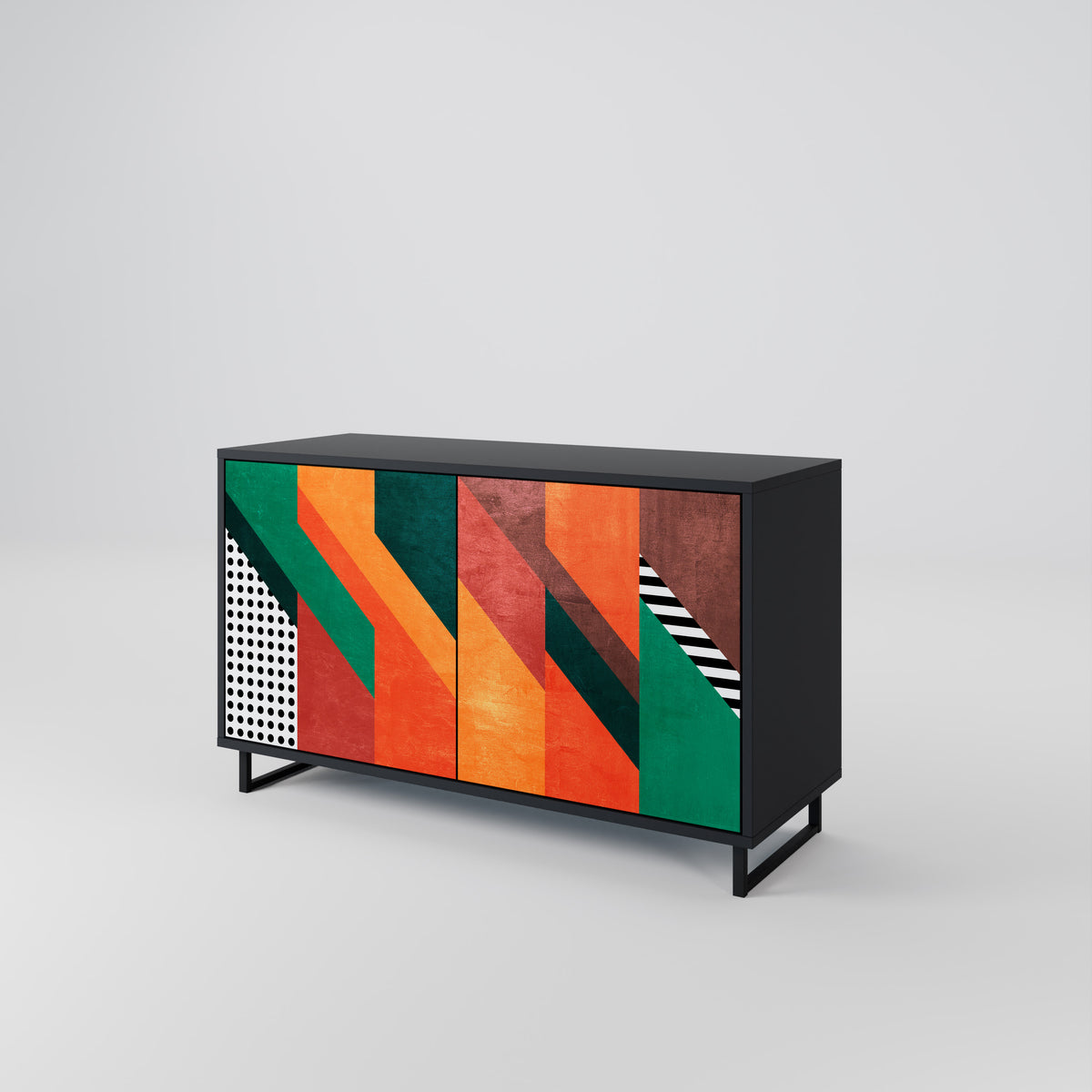 MAKESHIFT ARTISTRY Dvoudveřová komoda