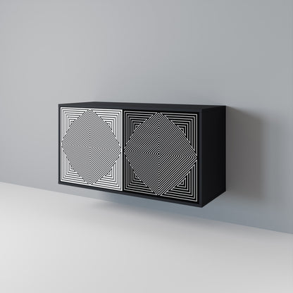 POLYGON ILLUSION Dvoudveřová komoda