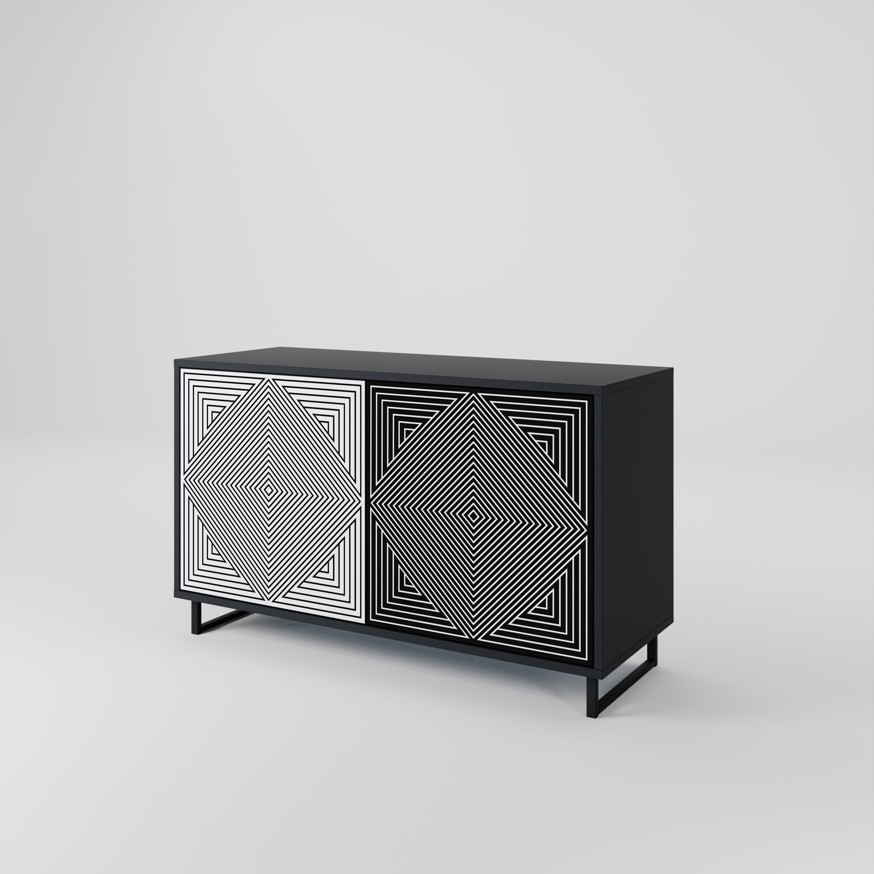 POLYGON ILLUSION 2-Door Sideboard
