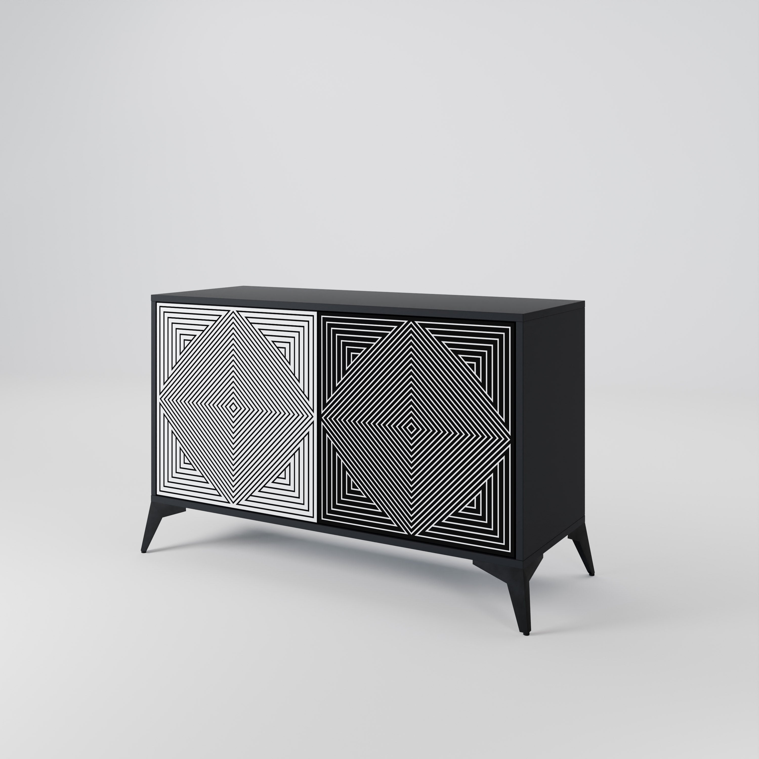 POLYGON ILLUSION 2-Door Sideboard