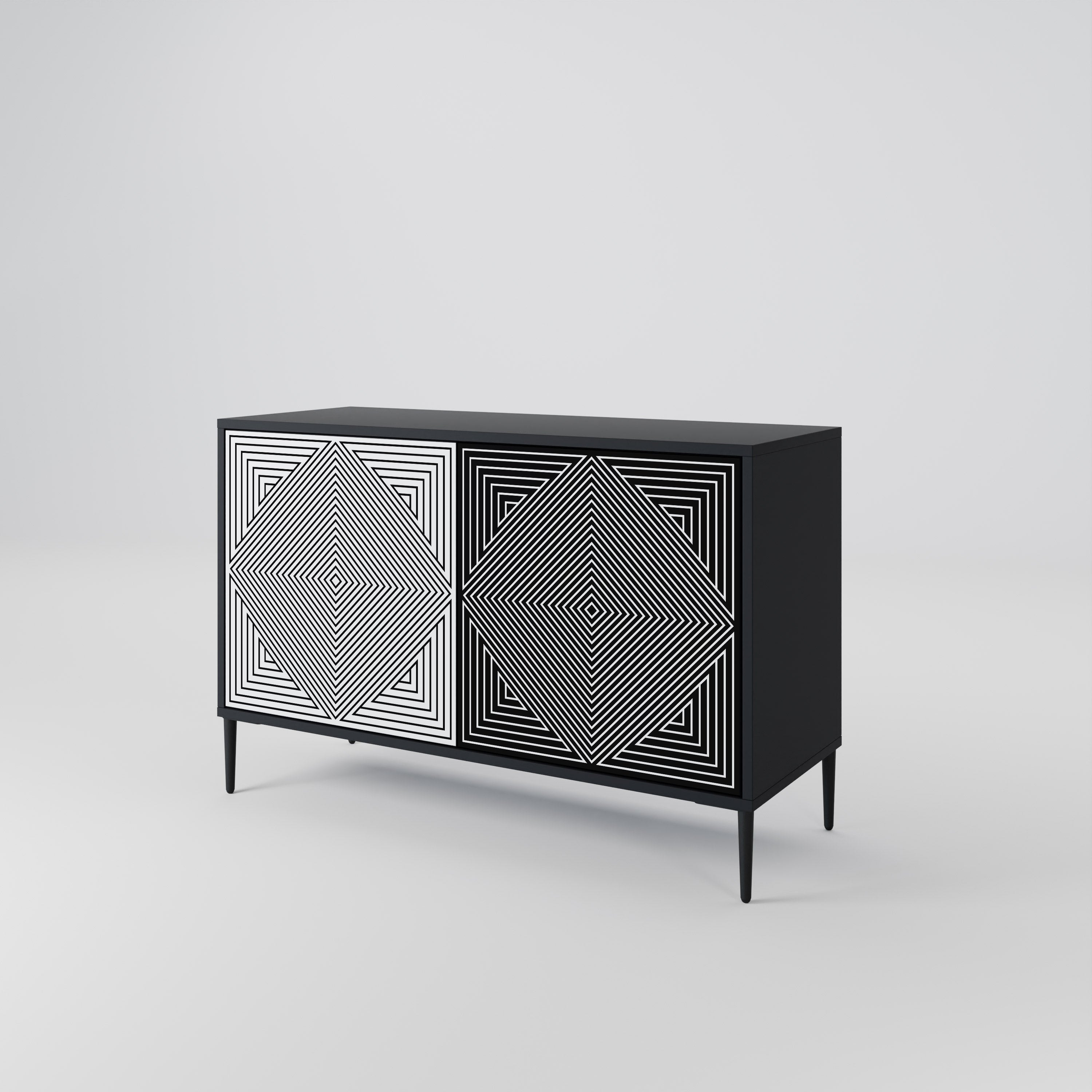 POLYGON ILLUSION 2-Door Sideboard