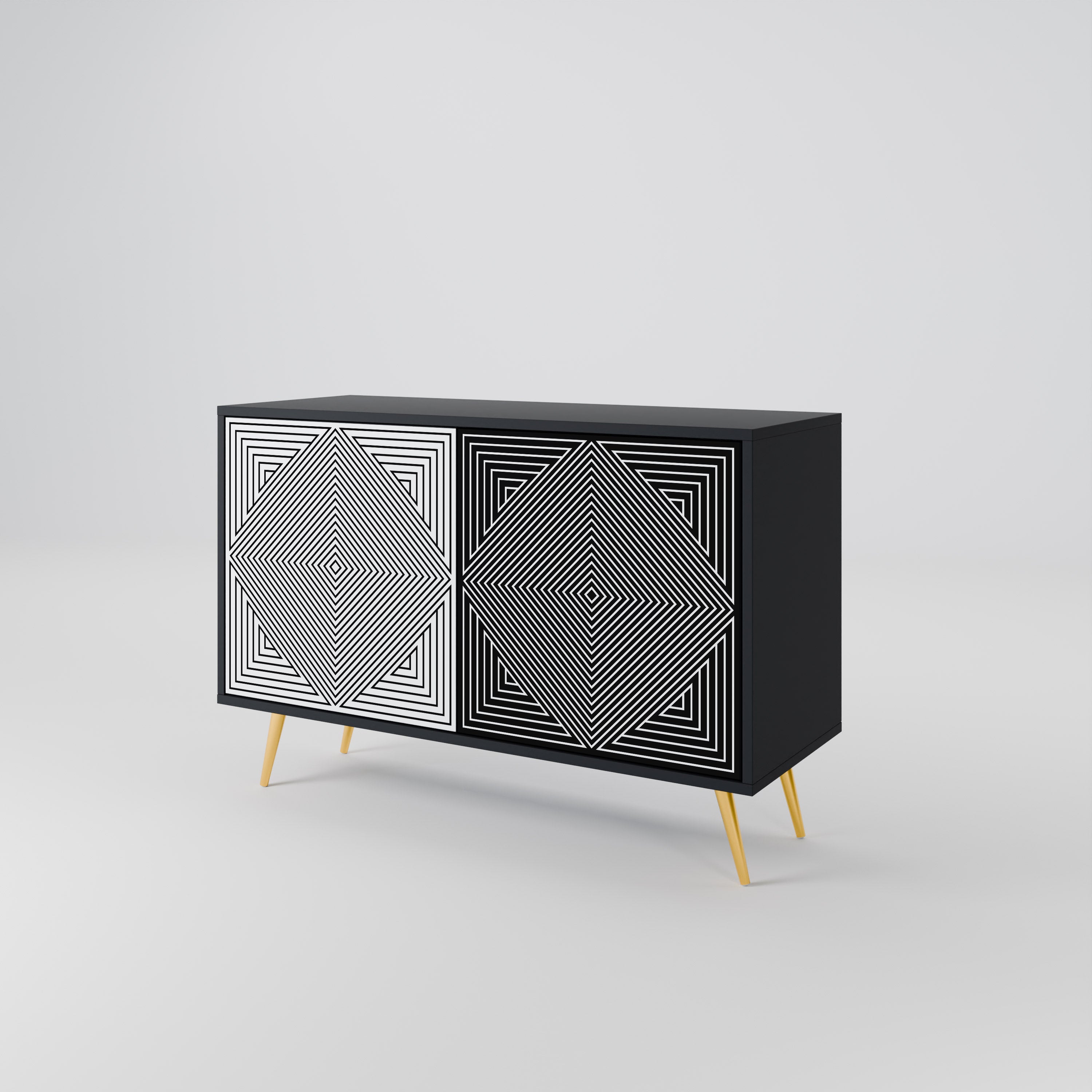 POLYGON ILLUSION 2-Door Sideboard