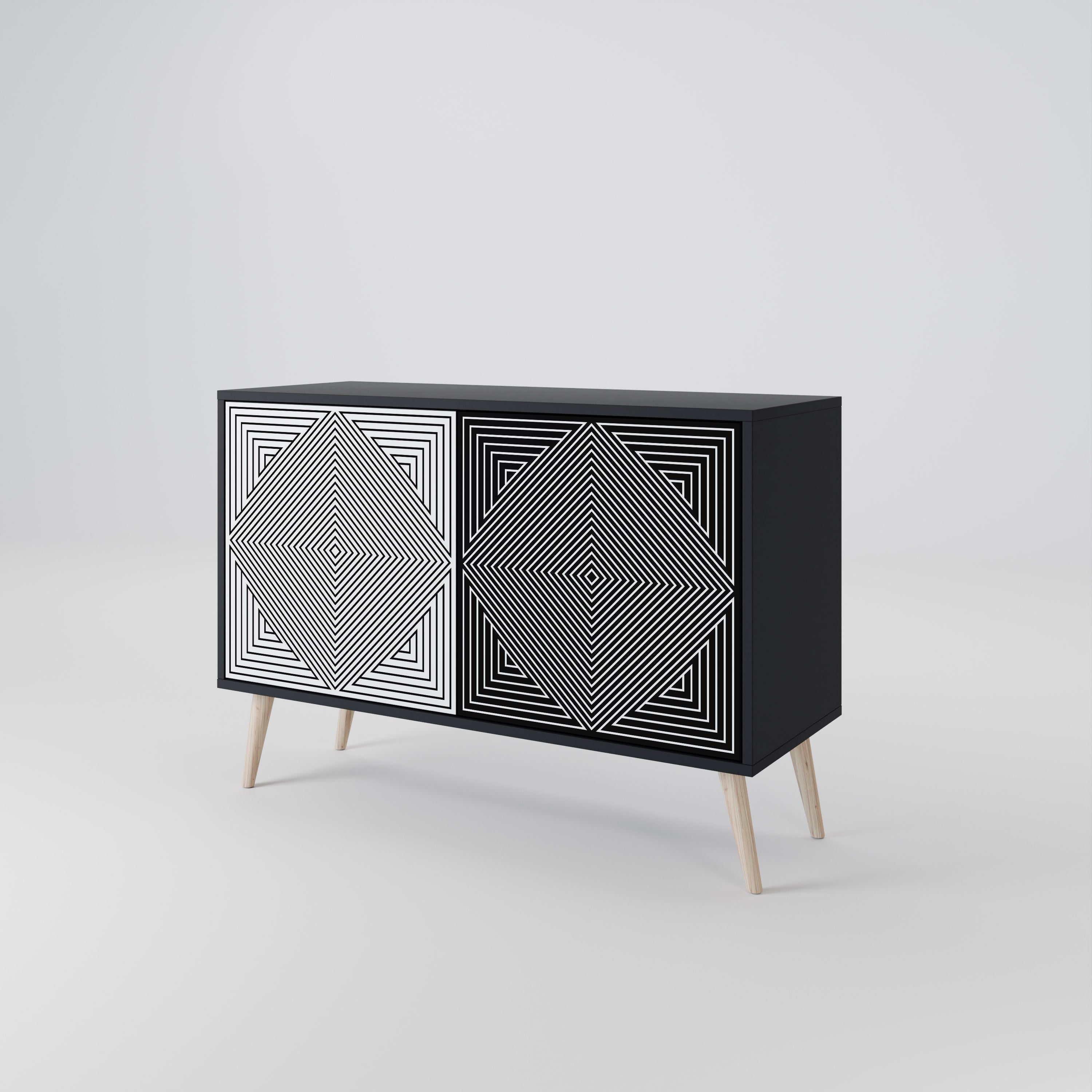 POLYGON ILLUSION 2-Door Sideboard