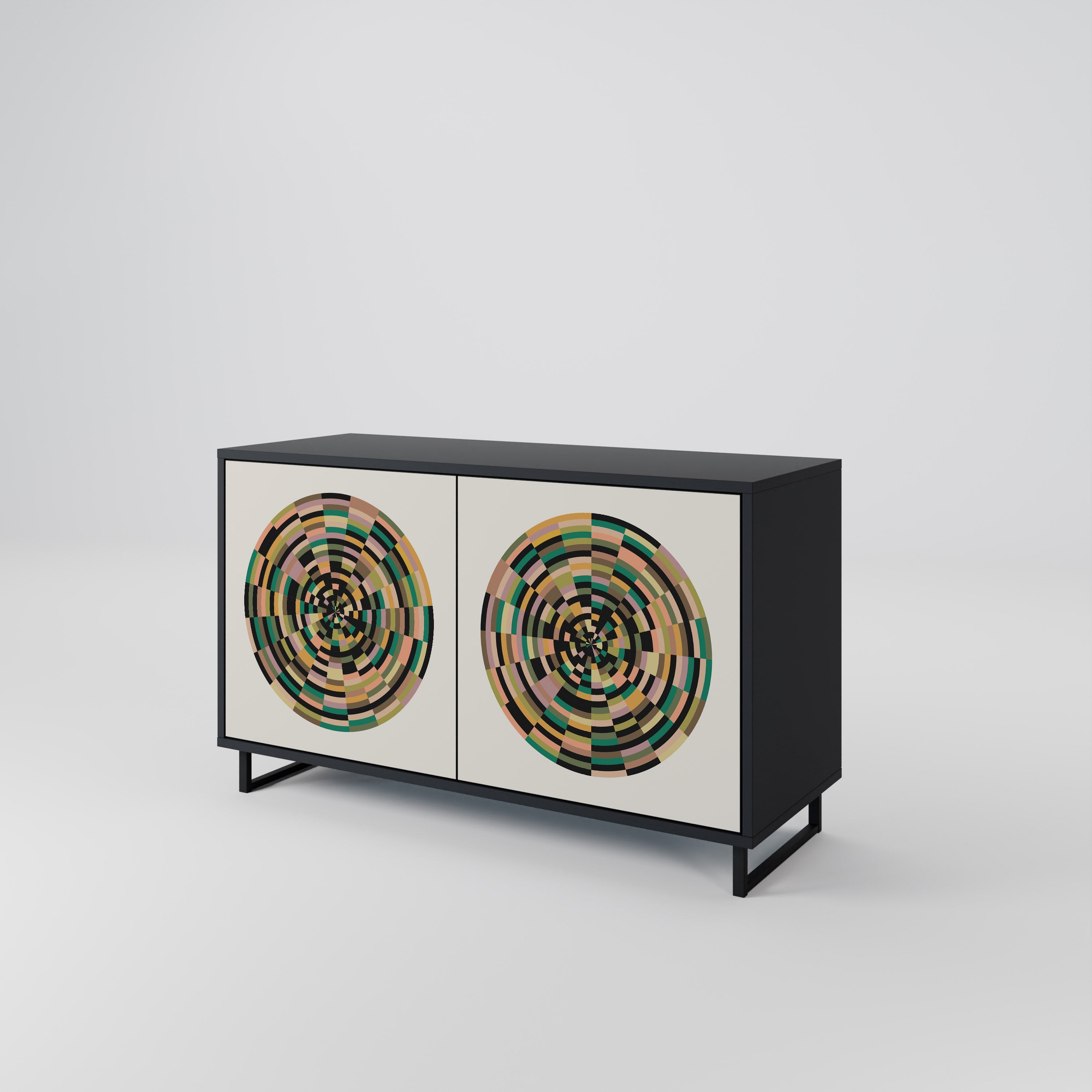 GREEN CIRCLES 2-Door Sideboard