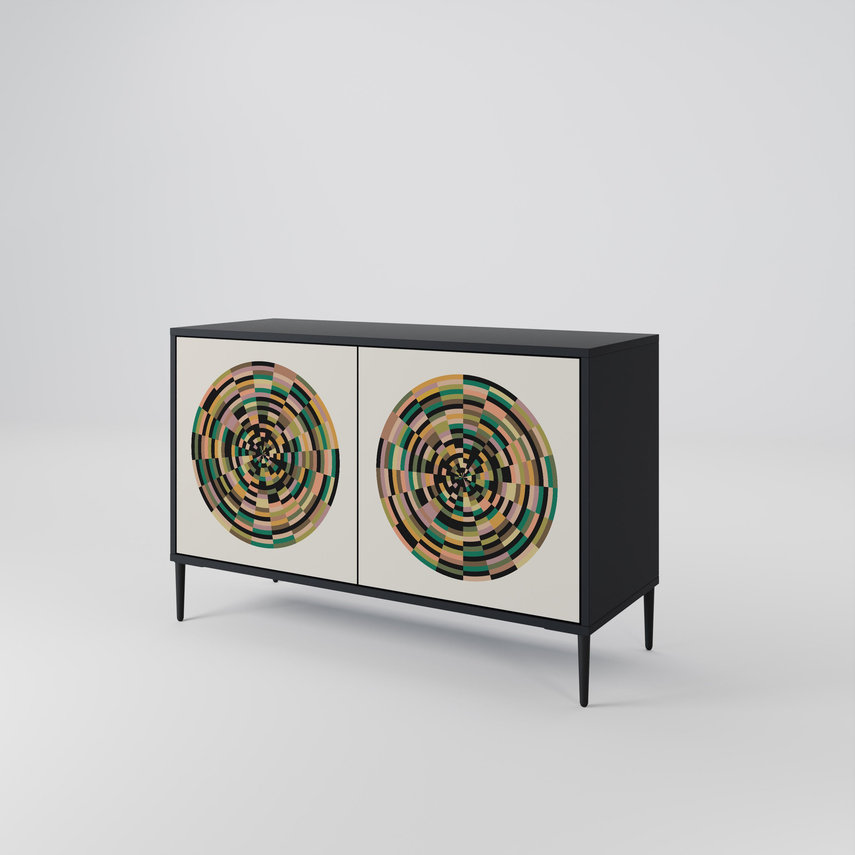 GREEN CIRCLES 2-Door Sideboard