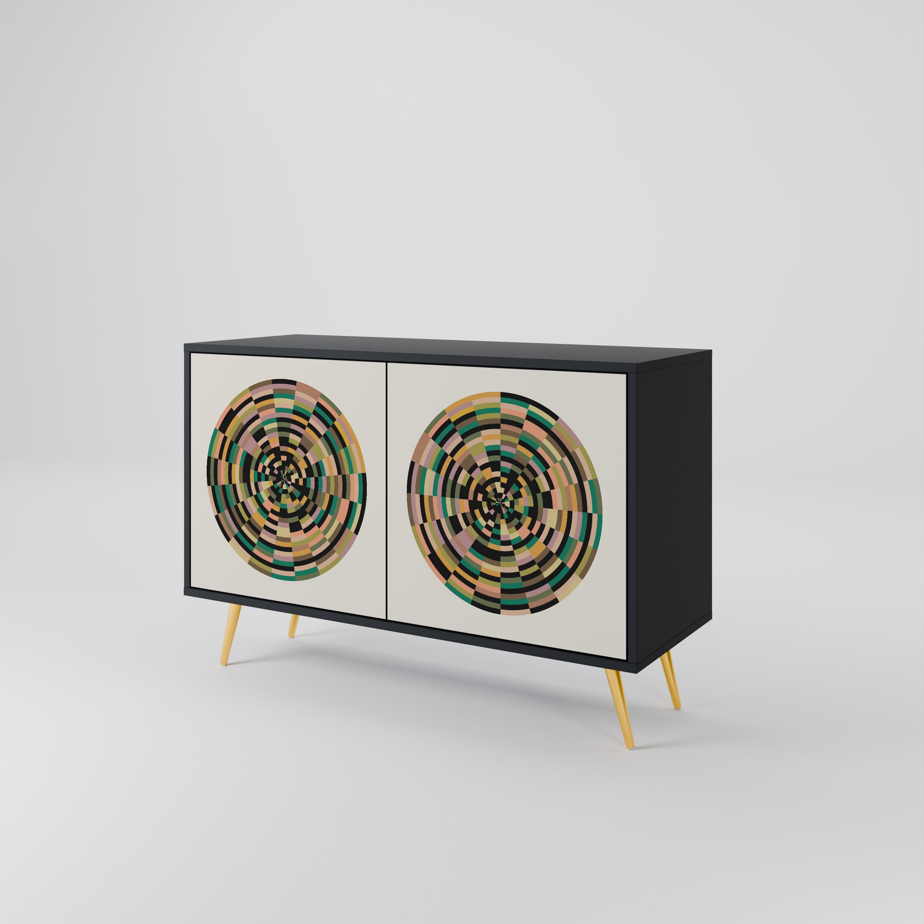 GREEN CIRCLES 2-Door Sideboard