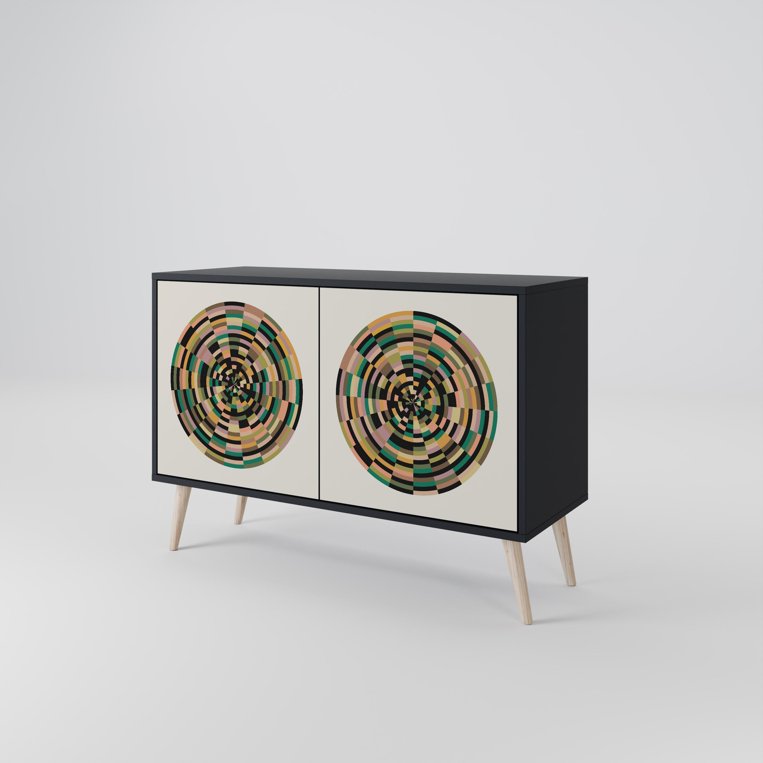 GREEN CIRCLES 2-Door Sideboard
