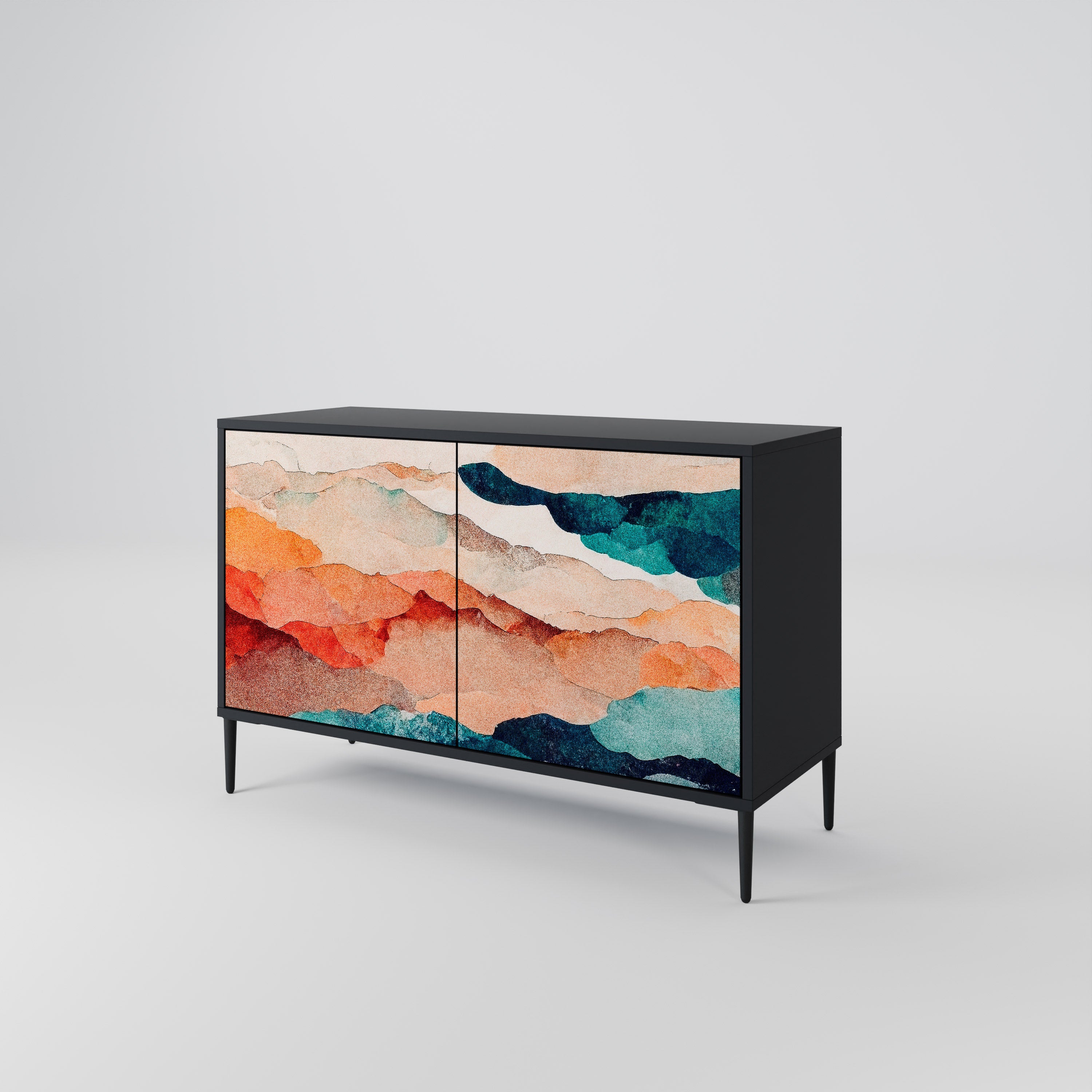 ABSTRACT LANDSCAPE 2-Door Sideboard