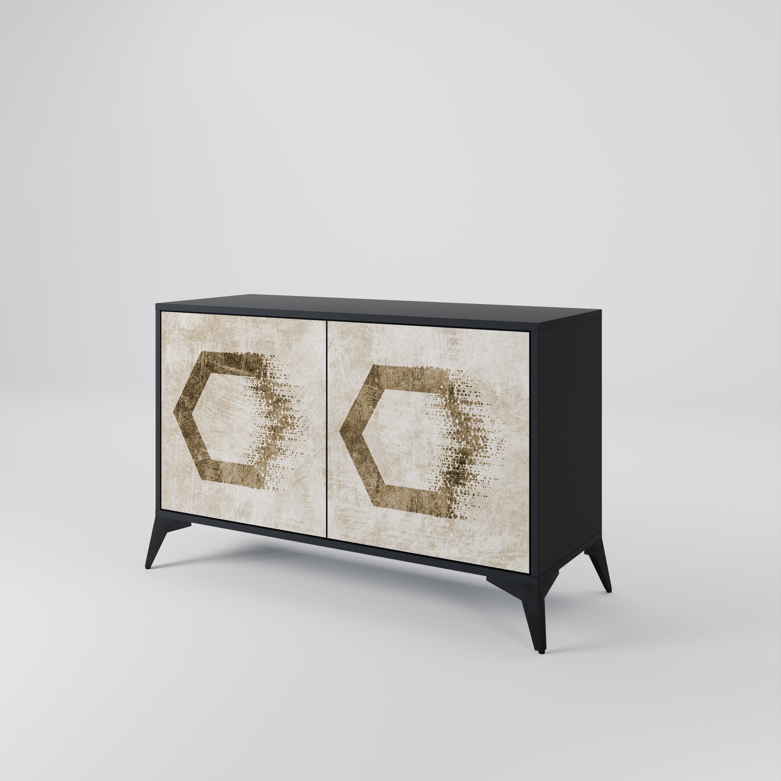 HEXAGONAL SHAPES 2-Door Sideboard