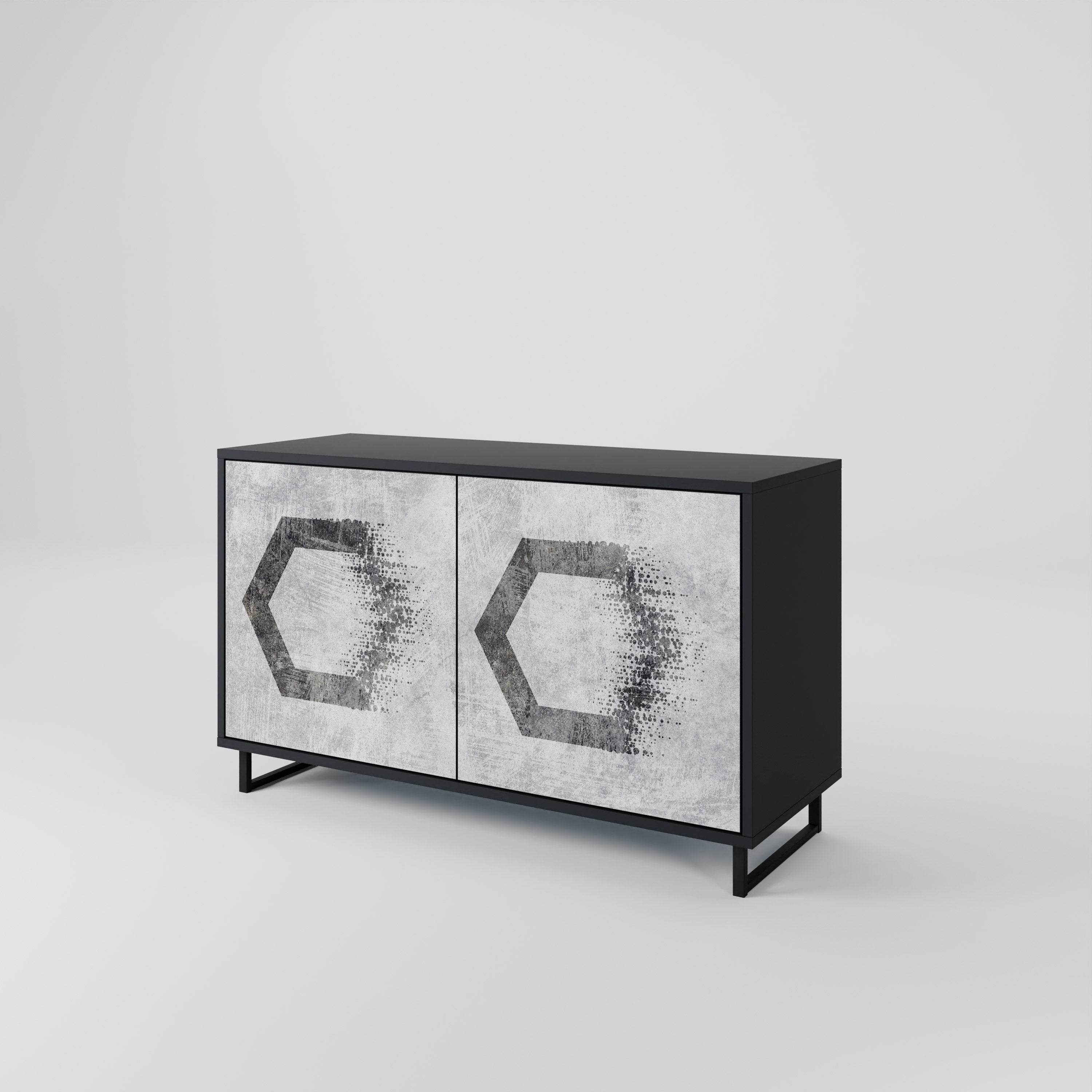 HEXAGONAL FIGURES 2-Door Sideboard
