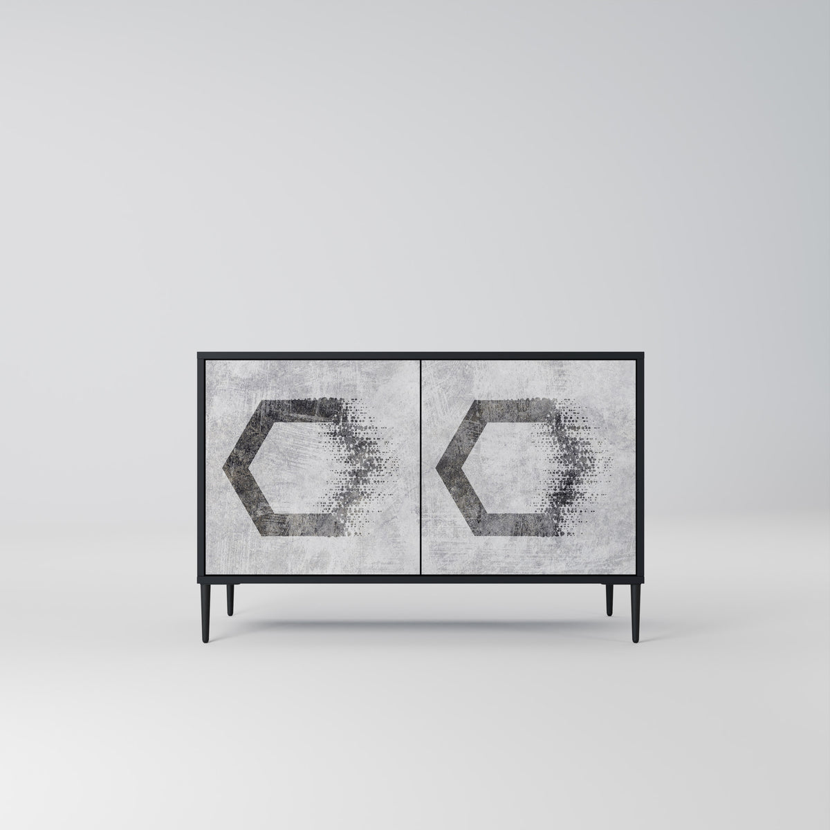 HEXAGONAL FIGURES Dvoudveřová komoda