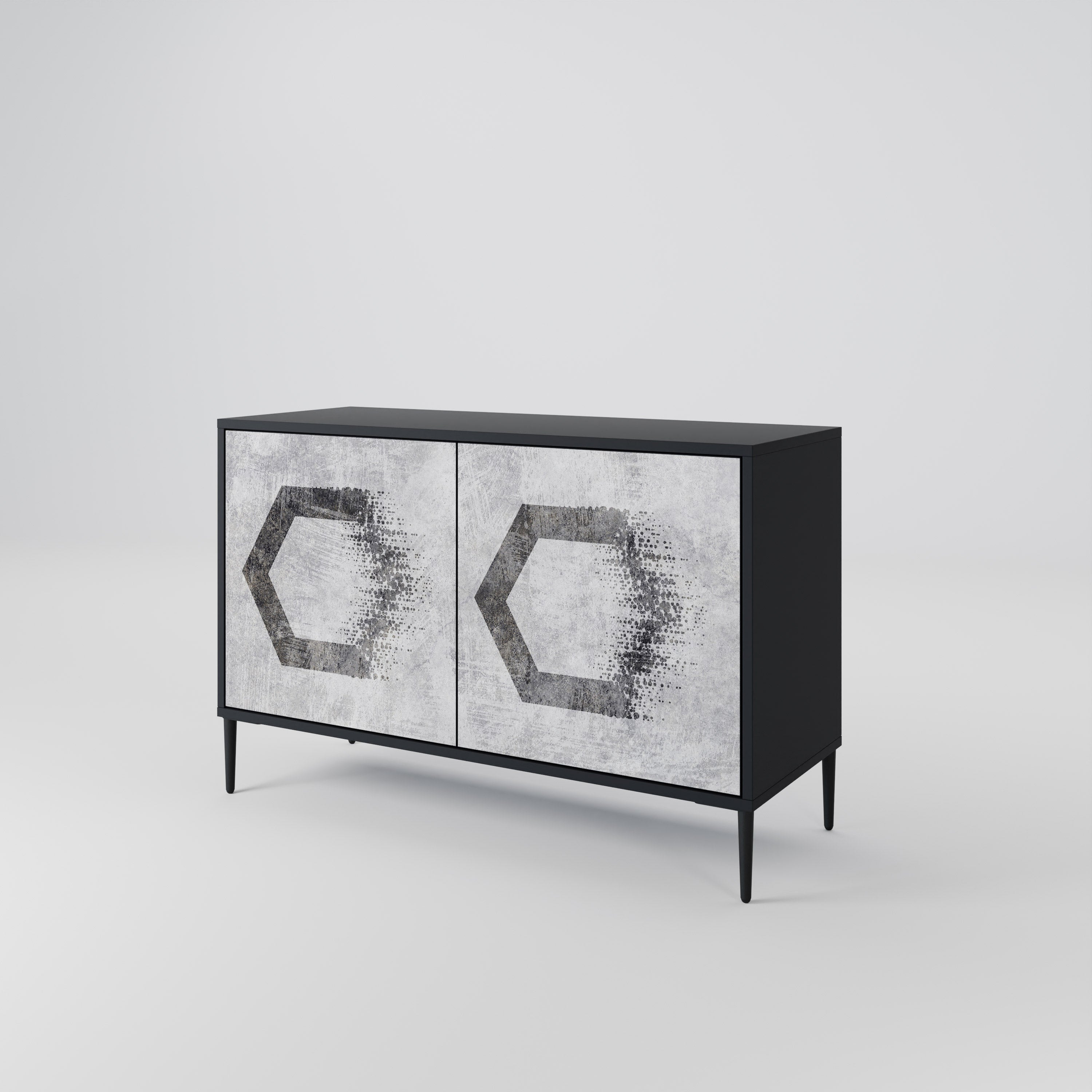 HEXAGONAL FIGURES 2-Door Sideboard